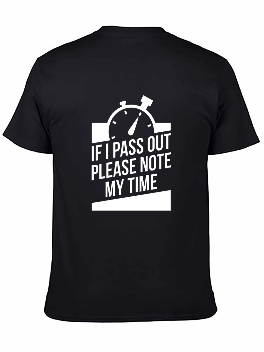 Funny Sarcastic If I Pass Out Mens T-Shirt