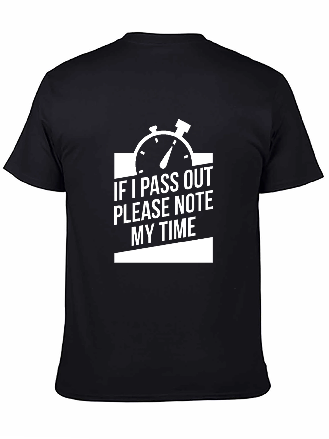 Funny Sarcastic If I Pass Out Mens T-Shirt