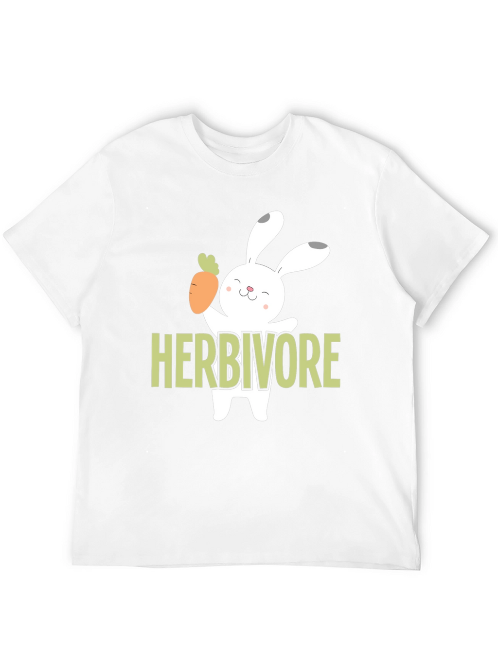 Herbivore T-Shirt Cute Bunny Carrot Vegetarian Tee