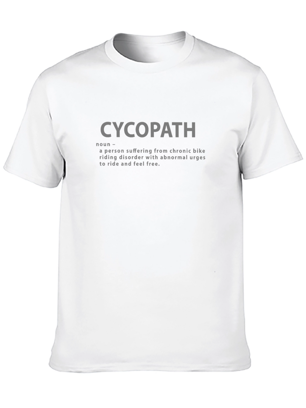 Funny Cycopath Cycling Biker T-Shirt