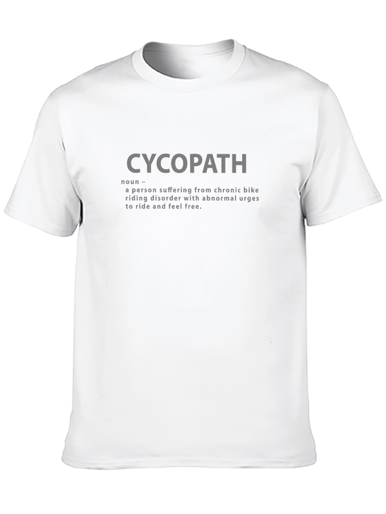 Funny Cycopath Cycling Biker T-Shirt