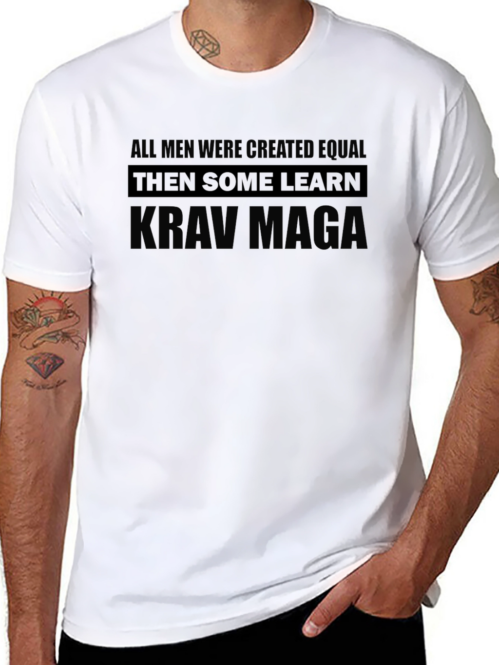 Krav Maga Graphic T-Shirt: All Men Are Equal
