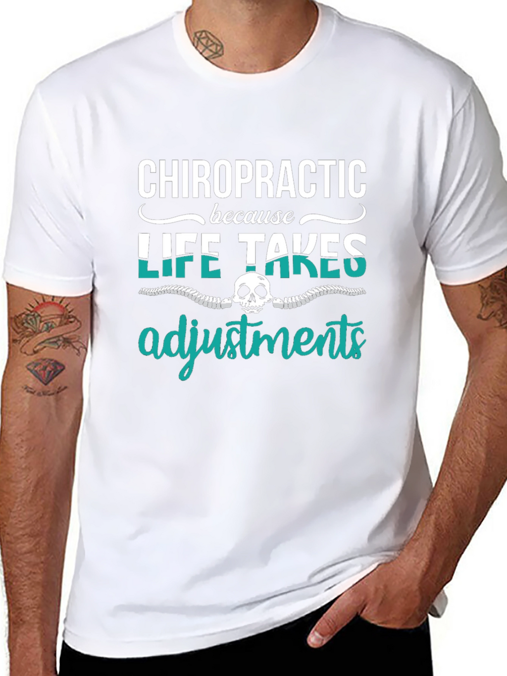 Chiropractic Adjustment Graphic Tee