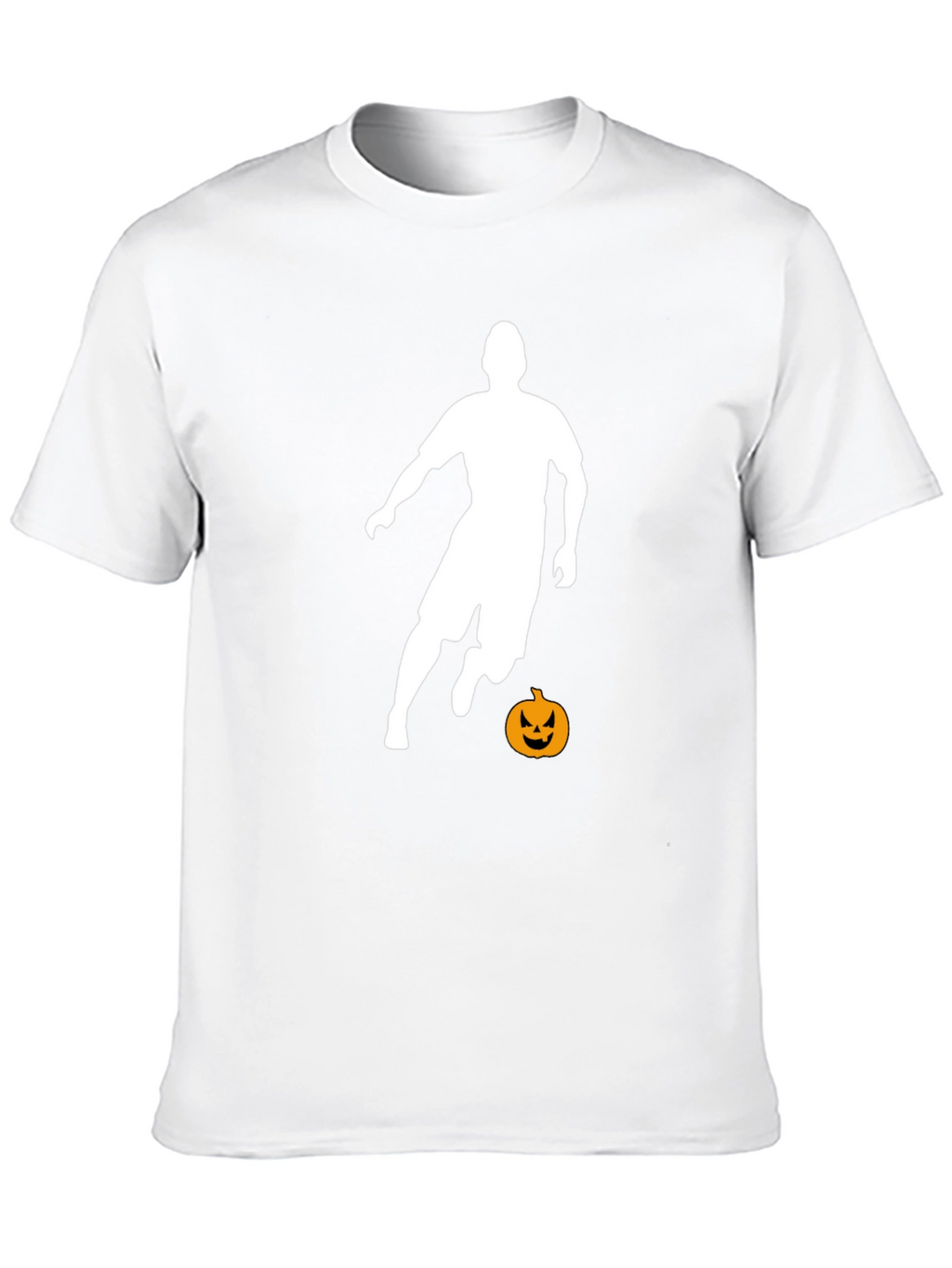 Halloween Soccer Player Black T-Shirt