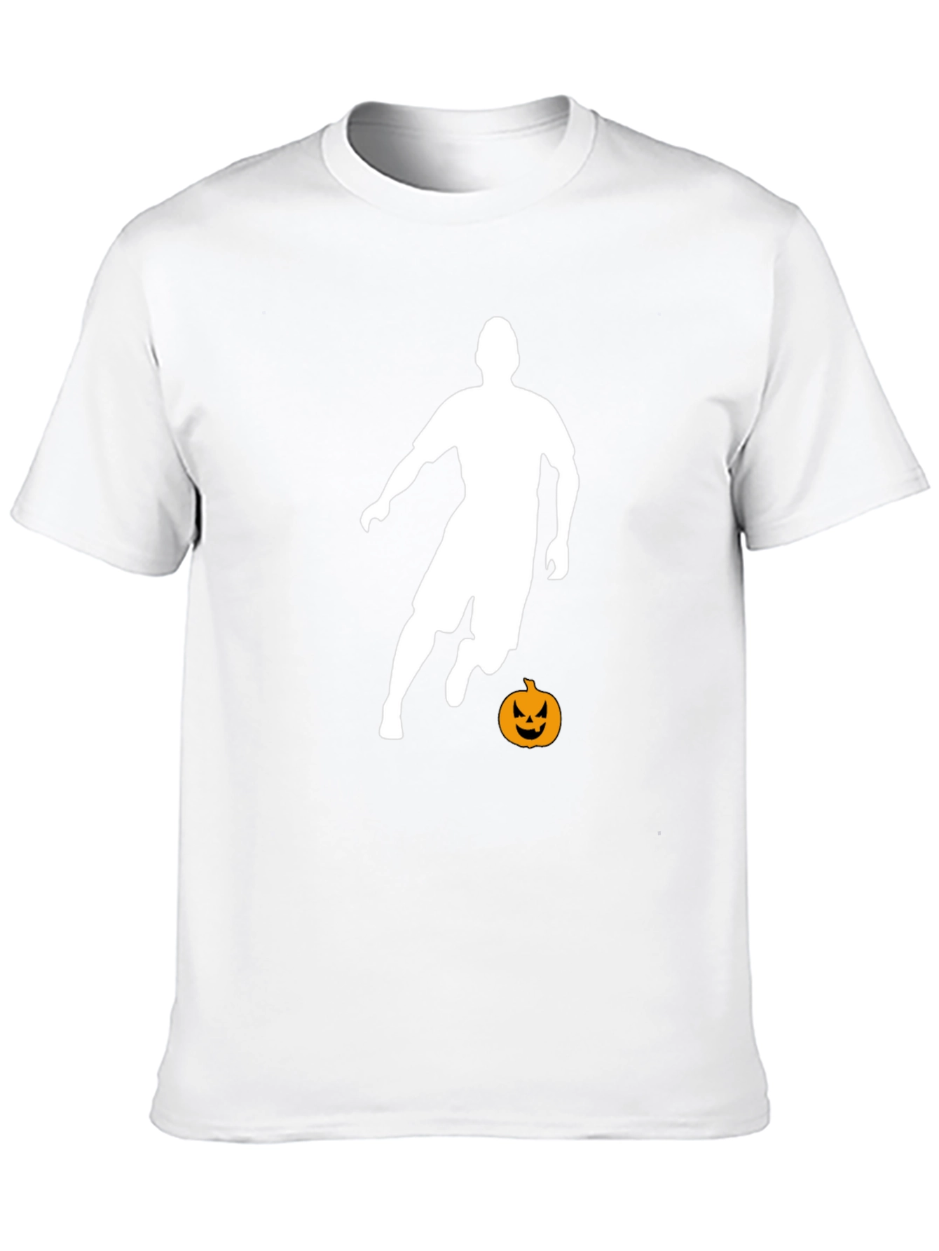 Halloween Soccer Player Black T-Shirt