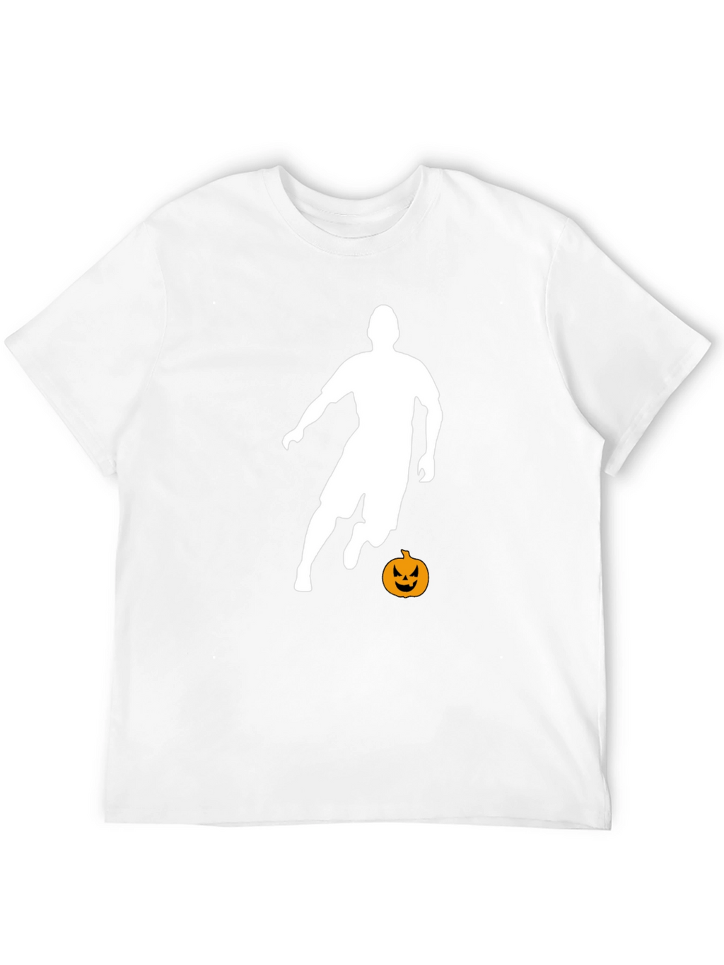 Halloween Soccer Player Black T-Shirt