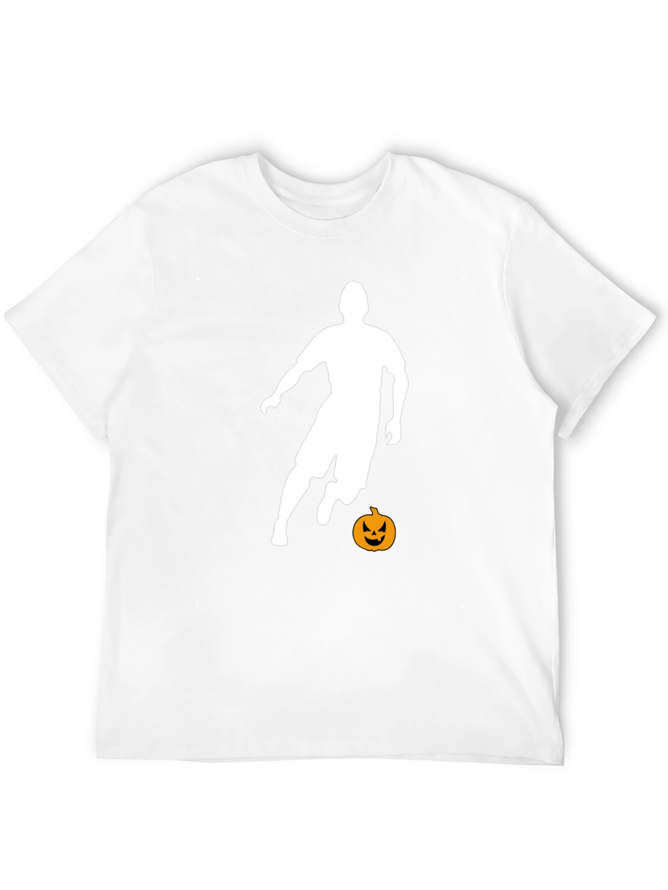 Halloween Soccer Player Black T-Shirt