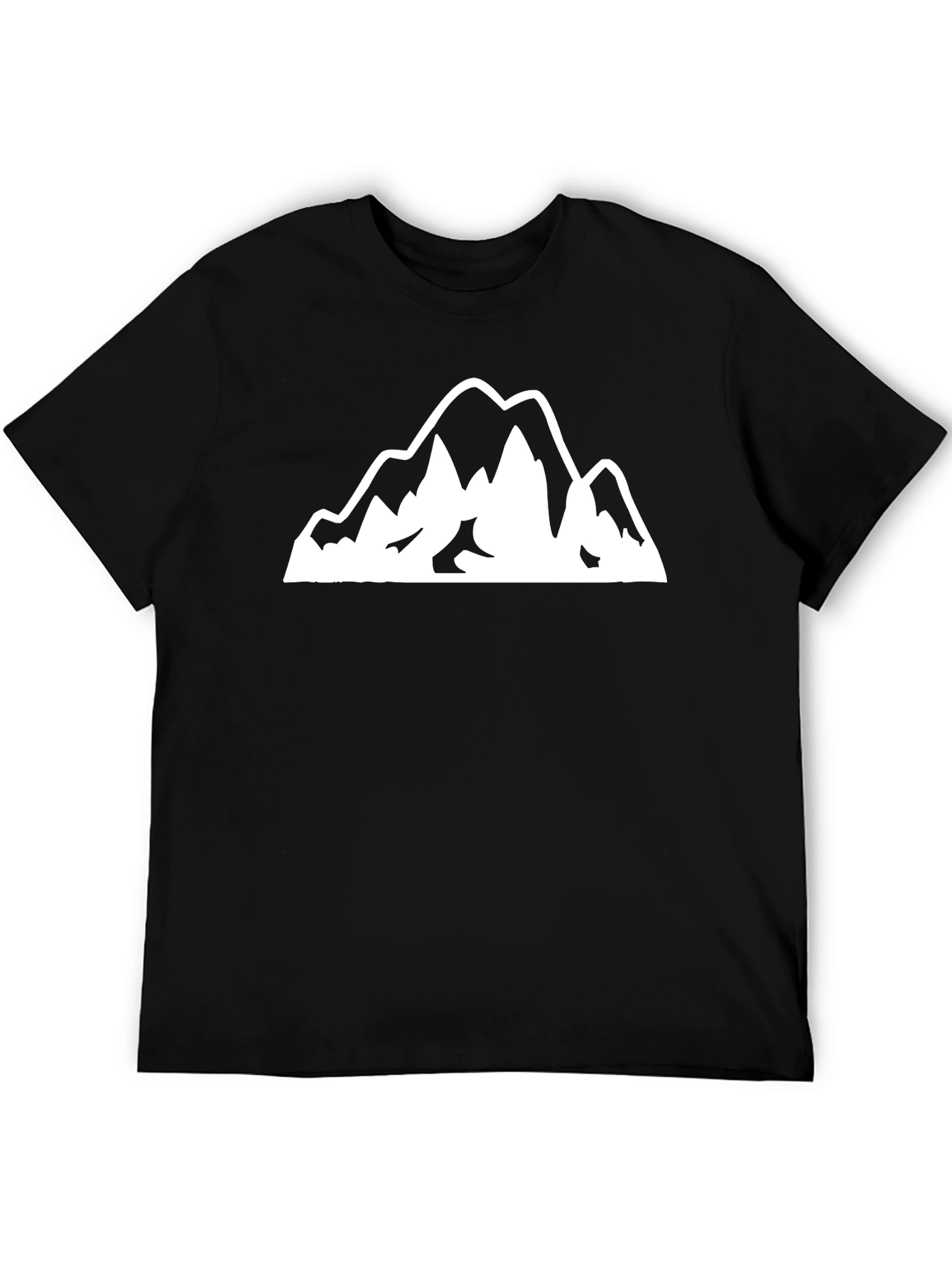 Mountain Graphic Black T-Shirt - Adventure Ready