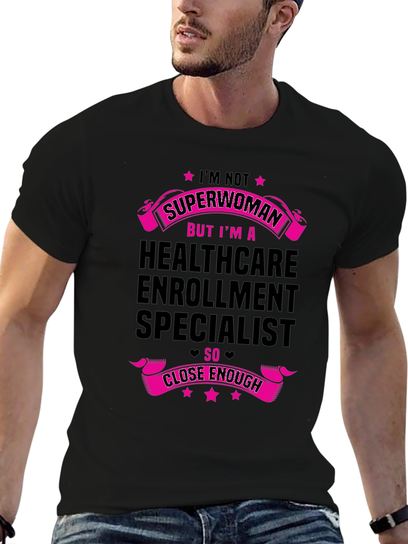 Healthcare Enrollment Specialist Superwoman T-Shirt