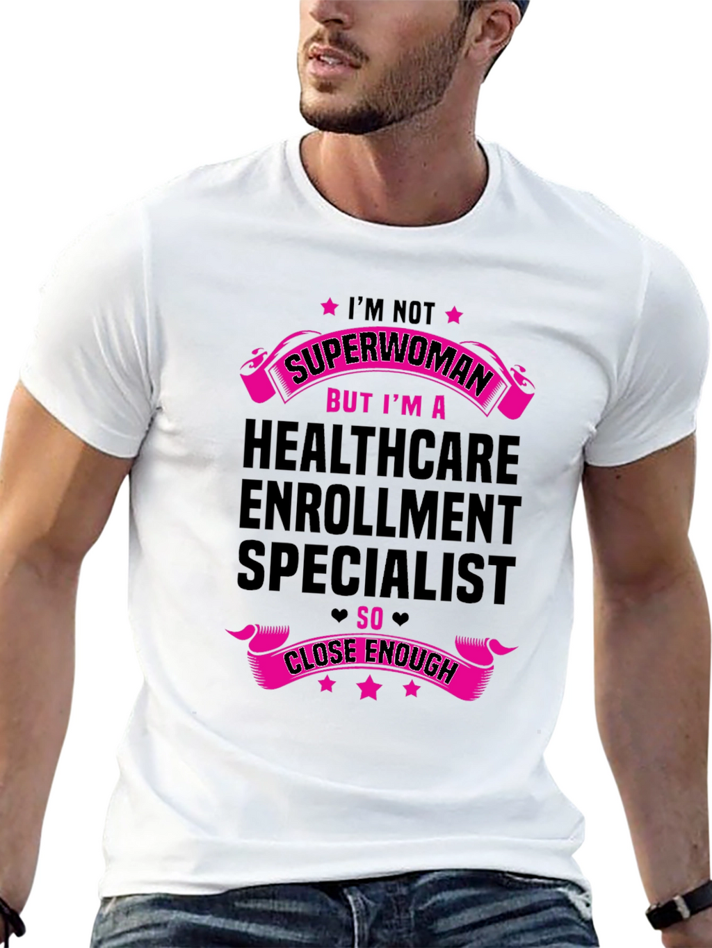 Healthcare Enrollment Specialist Superwoman T-Shirt