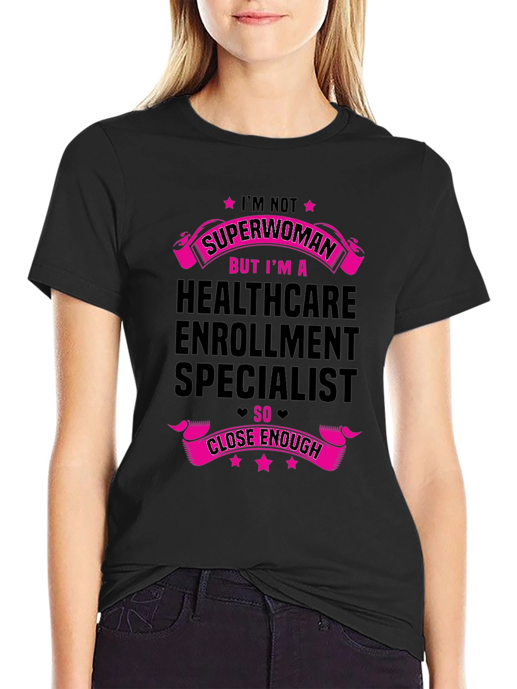 Healthcare Enrollment Specialist Superwoman T-Shirt
