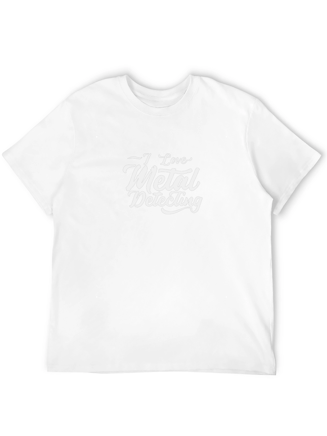I Love Metal Detecting Black T-Shirt