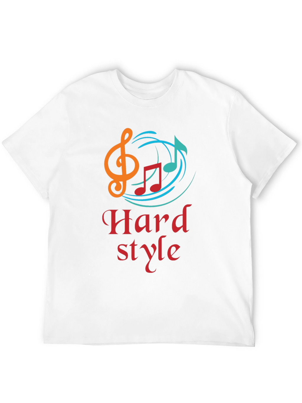 Hard Style Music Graphic Black T-Shirt