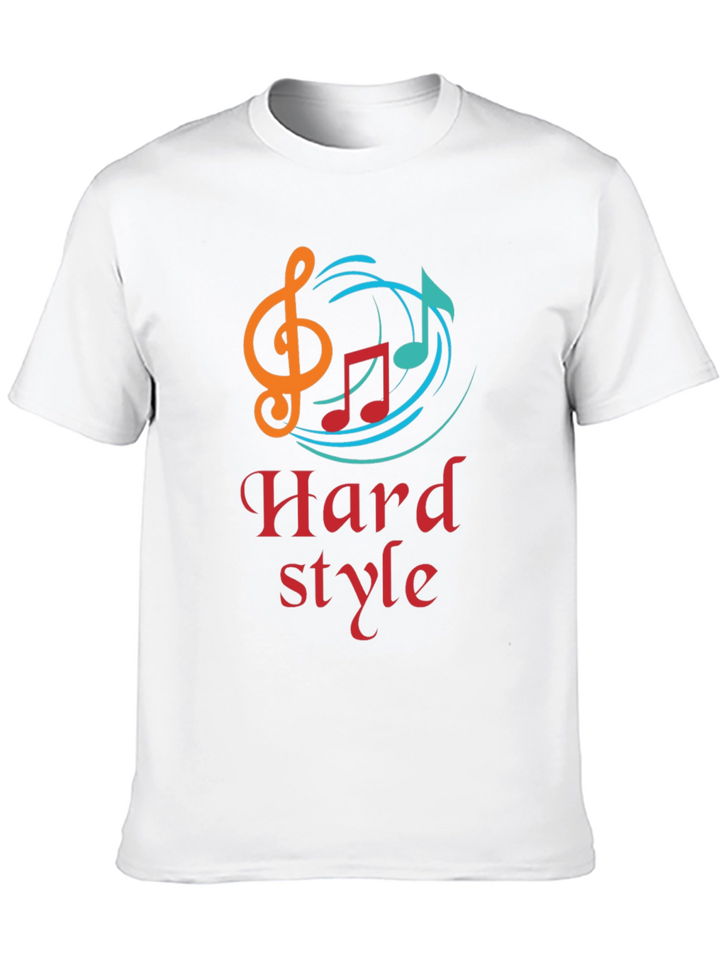 Hard Style Music Graphic Black T-Shirt