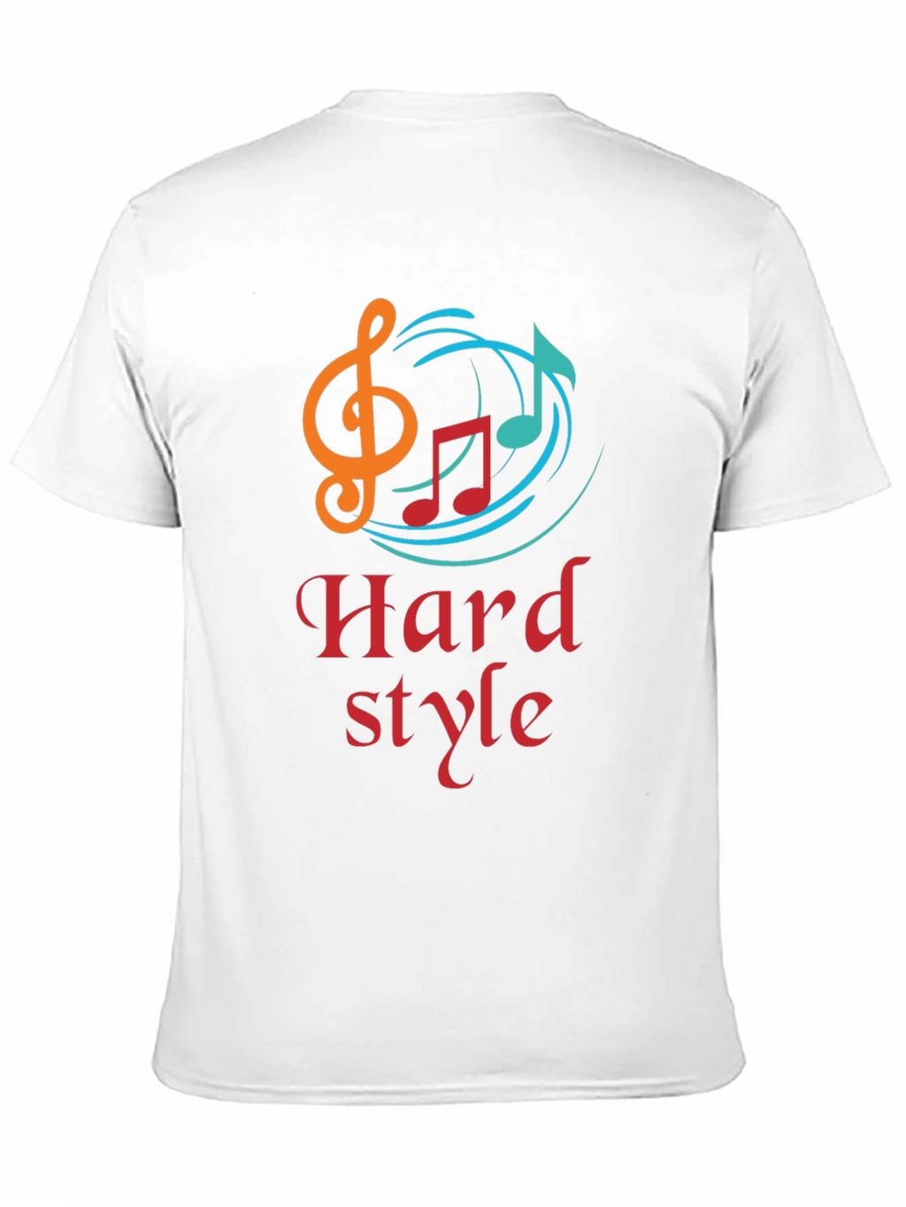 Hard Style Music Graphic Black T-Shirt