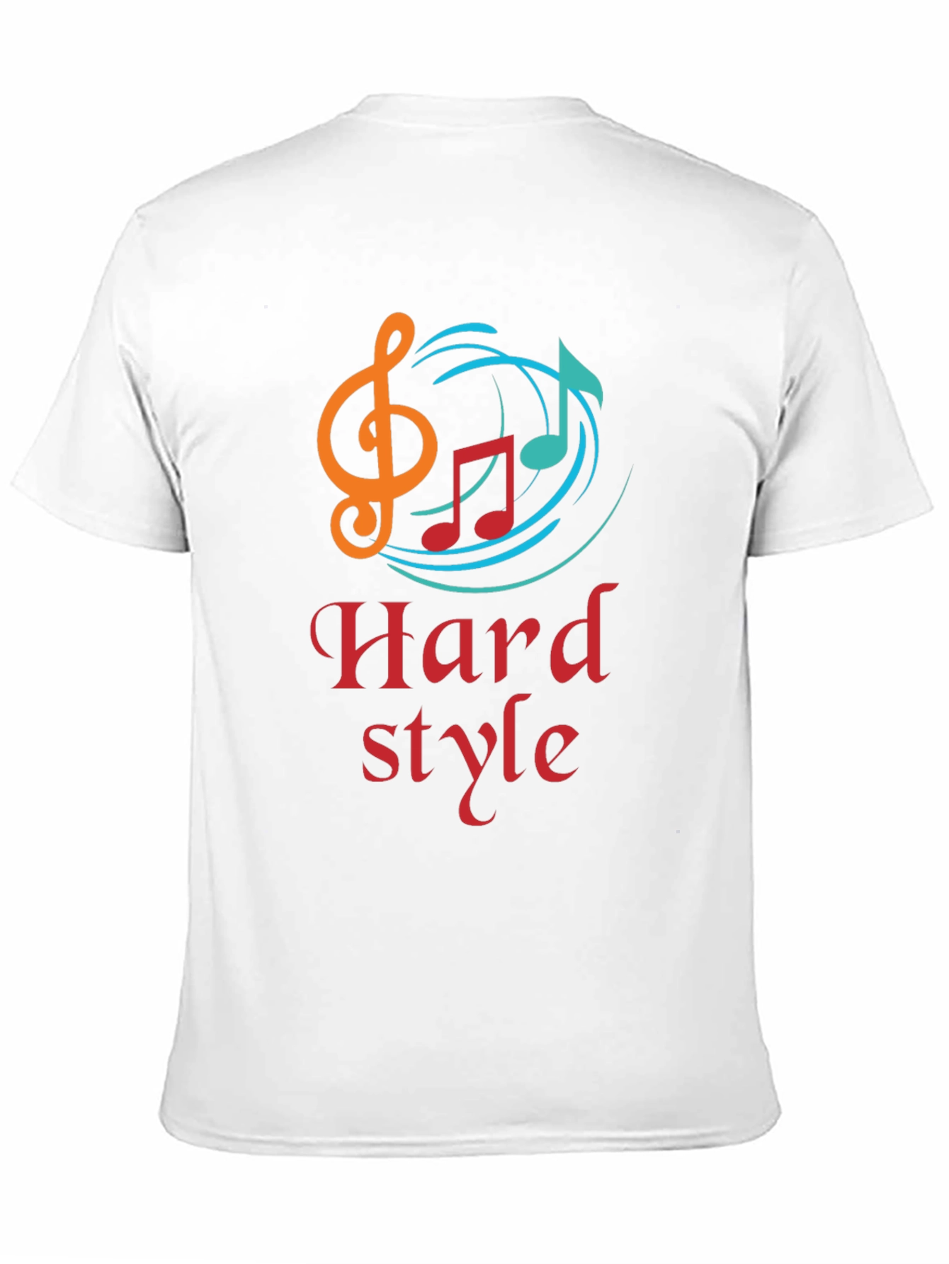 Hard Style Music Graphic Black T-Shirt