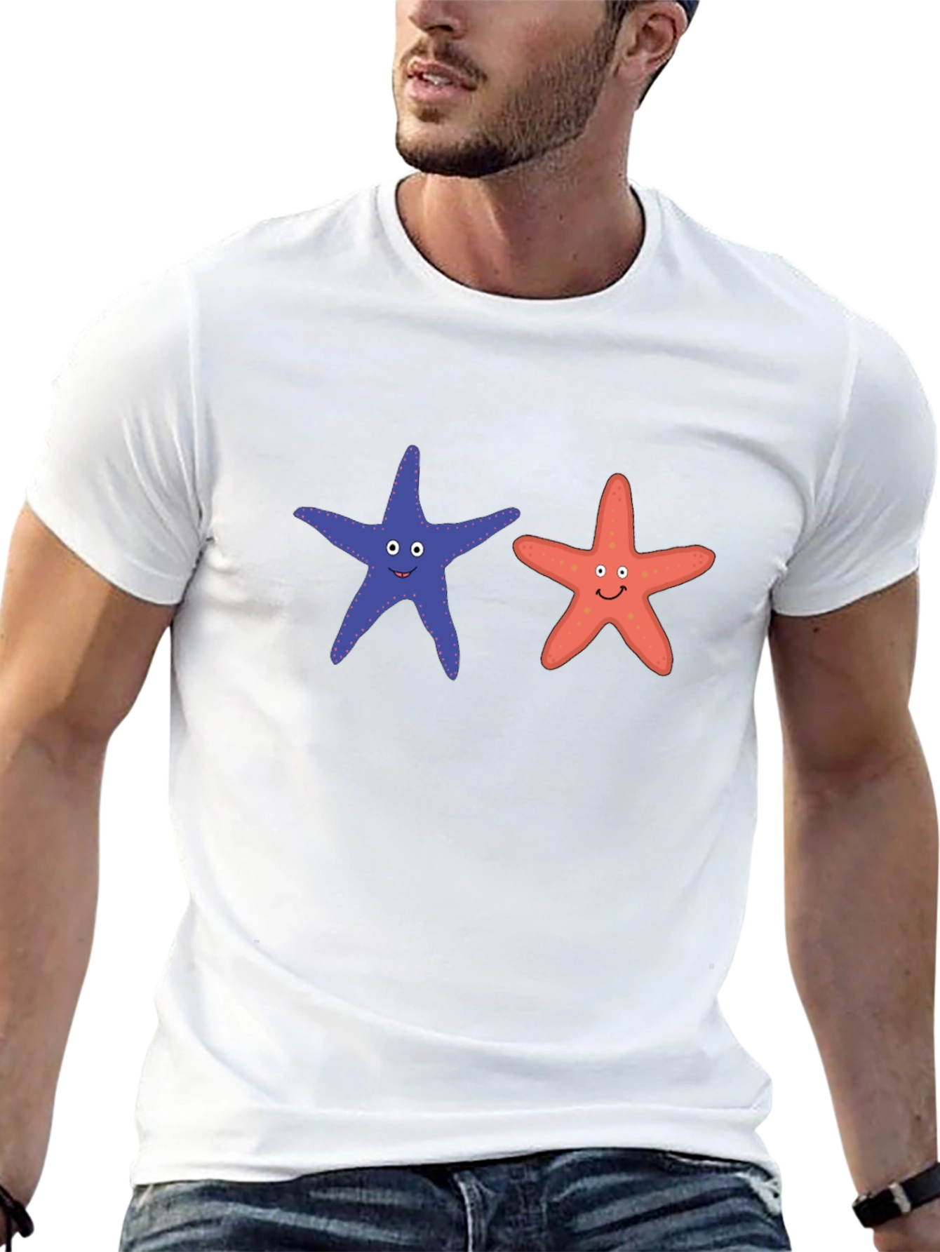 Starfish Graphic Tee - Fun & Unique Design