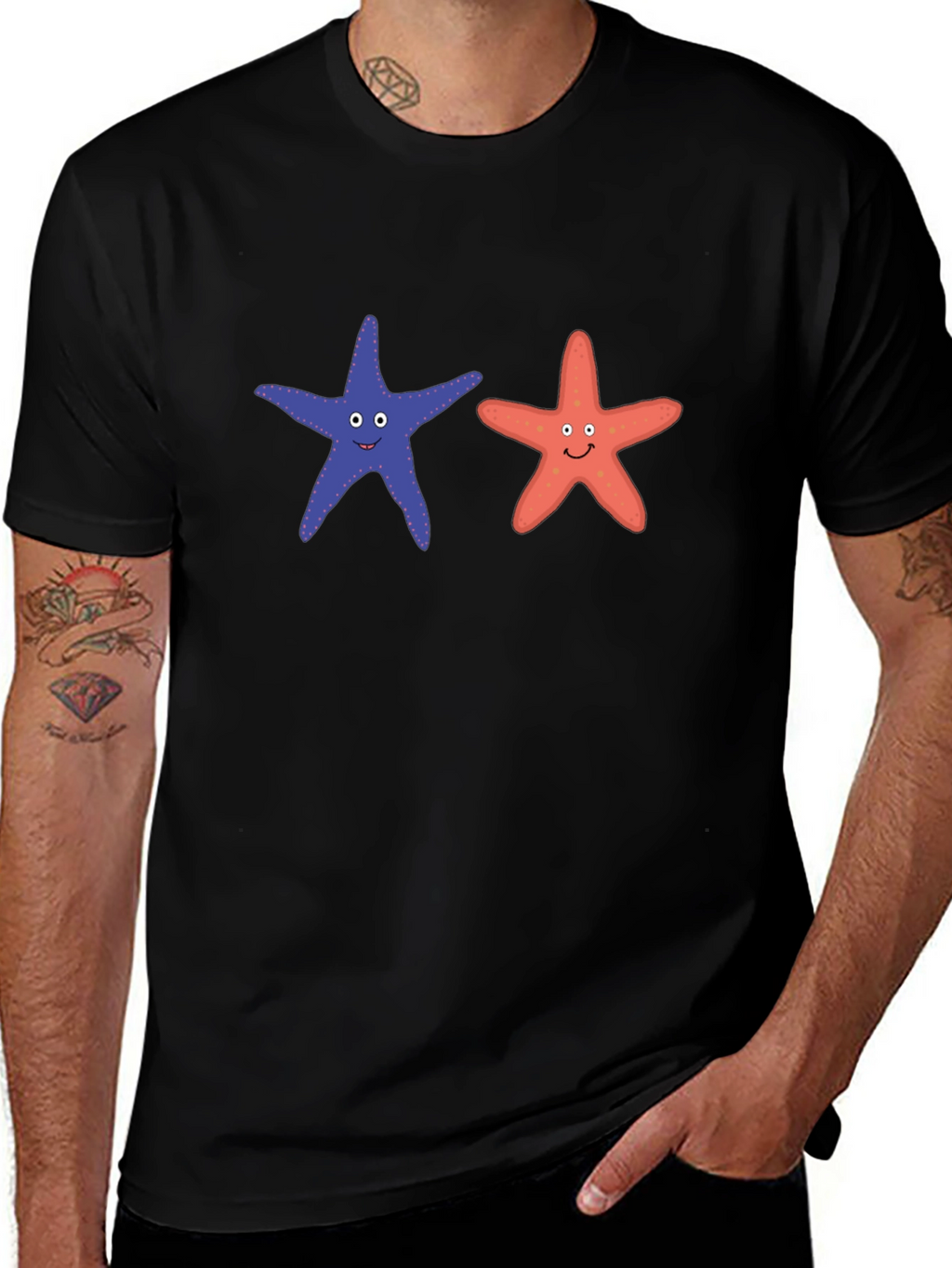 Starfish Graphic Tee - Fun & Unique Design
