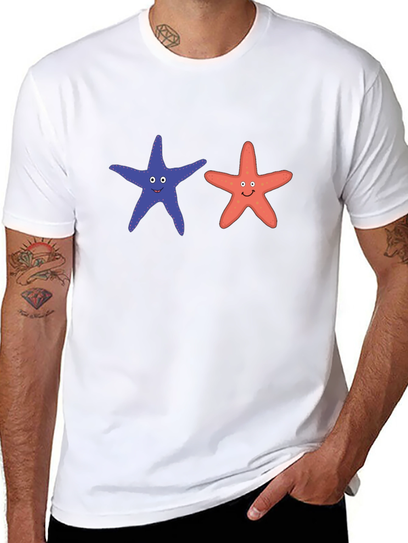 Starfish Graphic Tee - Fun & Unique Design