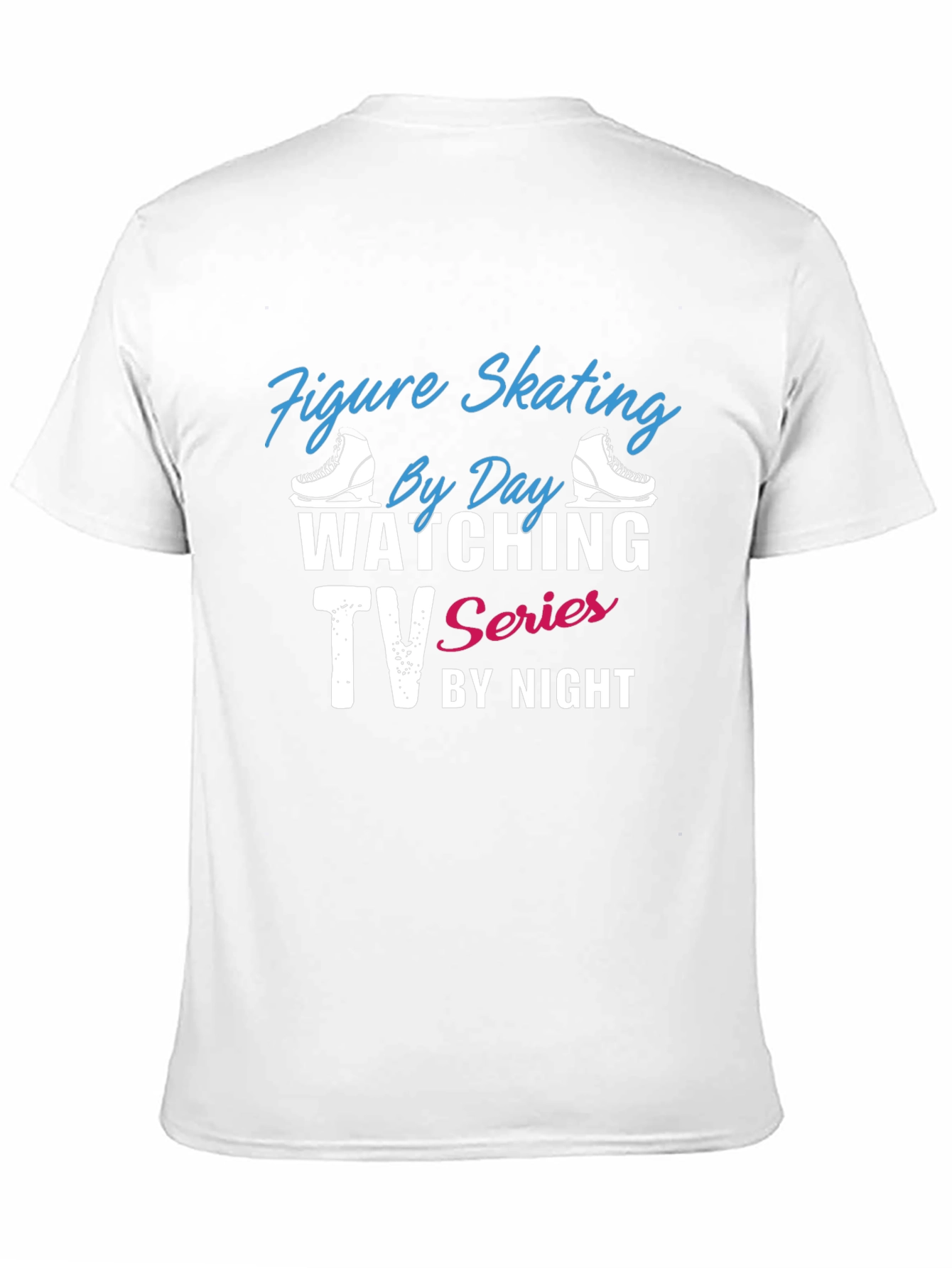 Figure Skating & TV Series Black T-Shirt