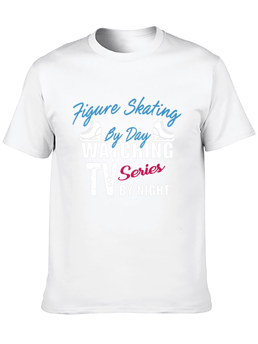Figure Skating & TV Series Black T-Shirt