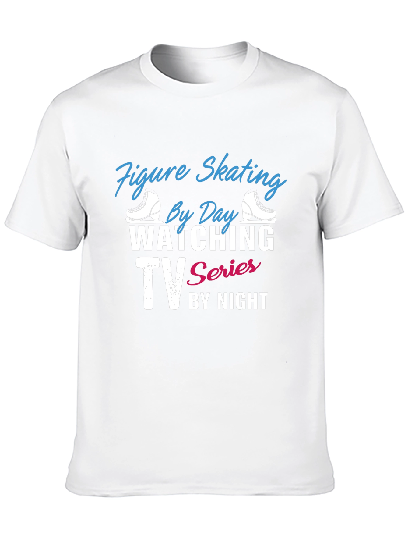 Figure Skating & TV Series Black T-Shirt