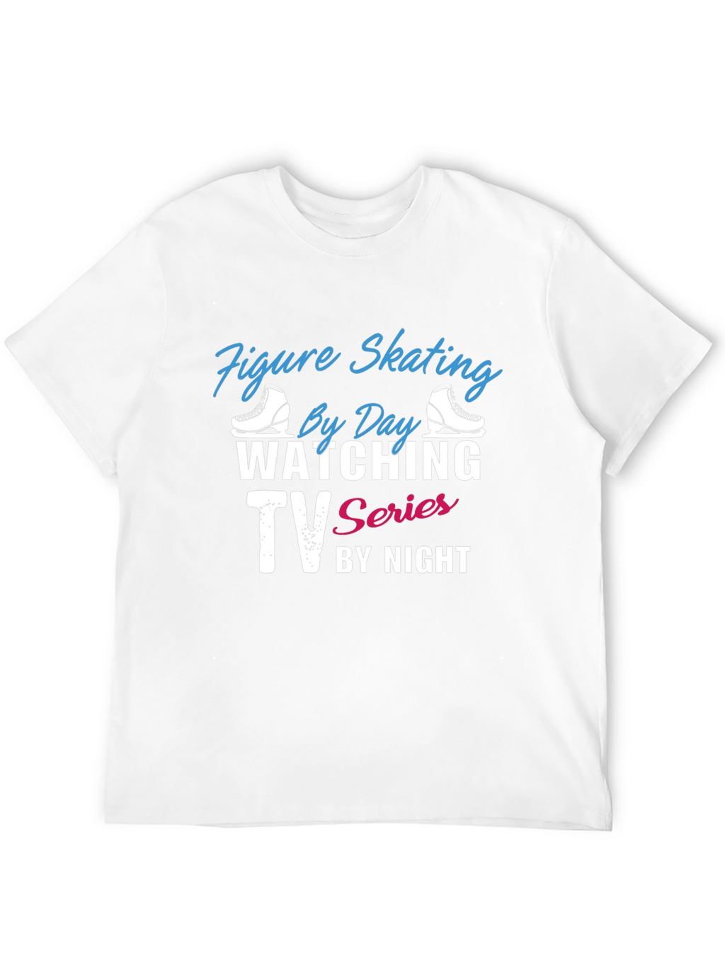 Figure Skating & TV Series Black T-Shirt