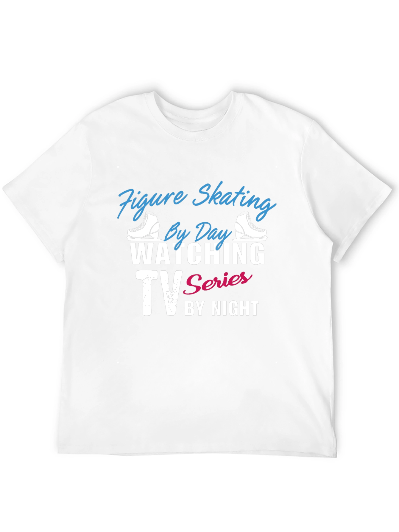 Figure Skating & TV Series Black T-Shirt
