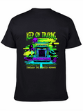 Keep On Trucking Halloween Graphic T-Shirt