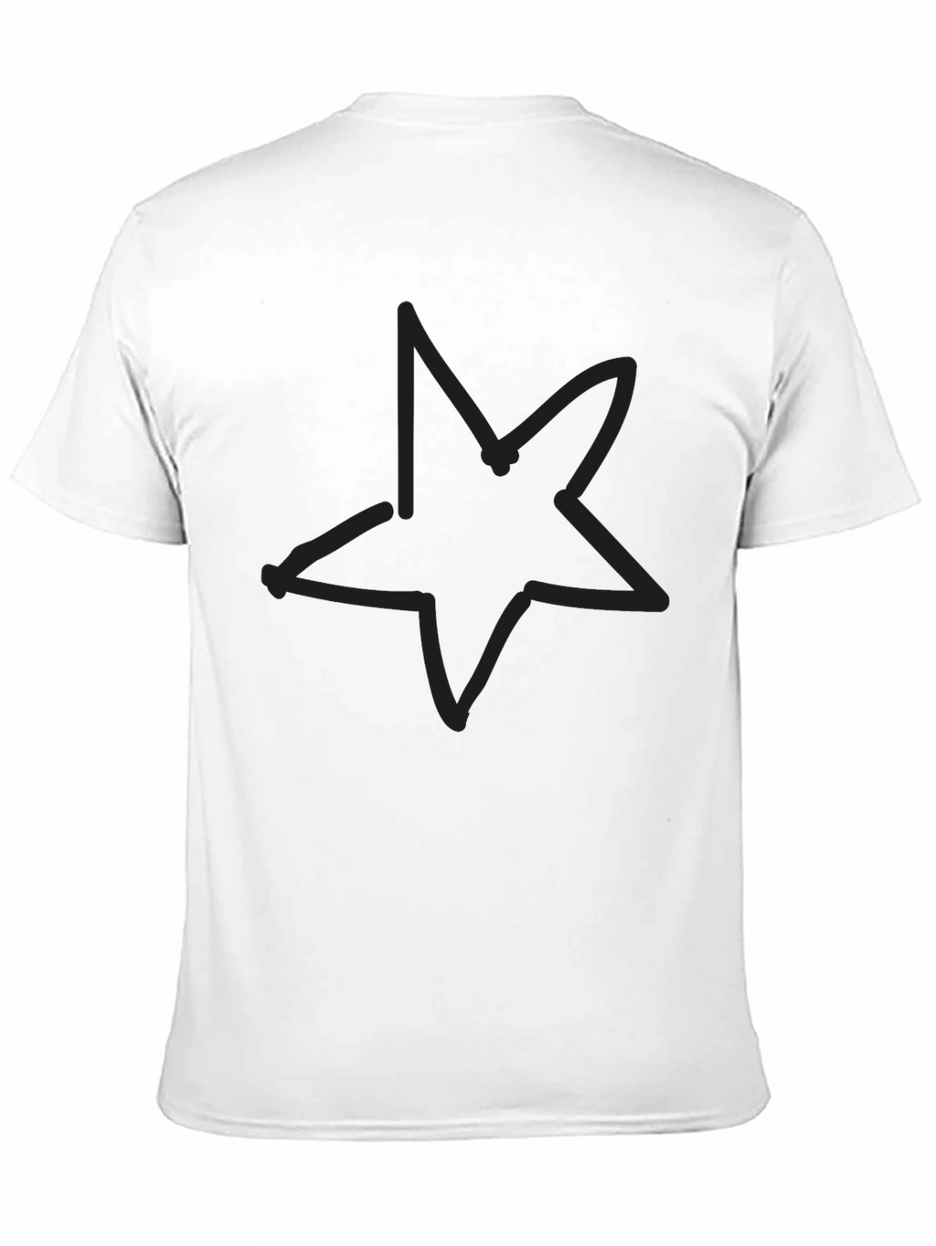 Black Star Graphic T-Shirt - Casual Comfort