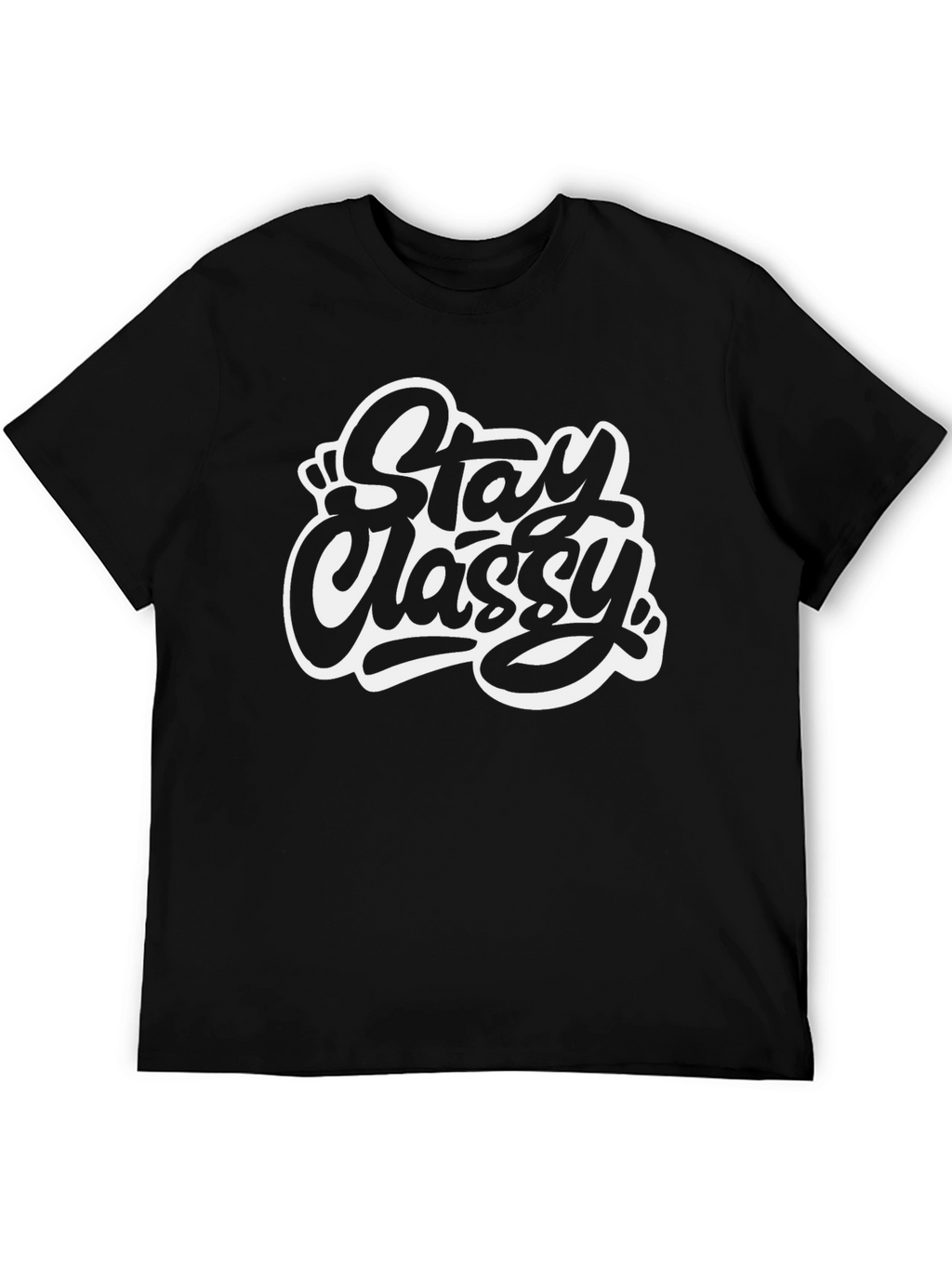 Stay Classy Black Graphic Tee