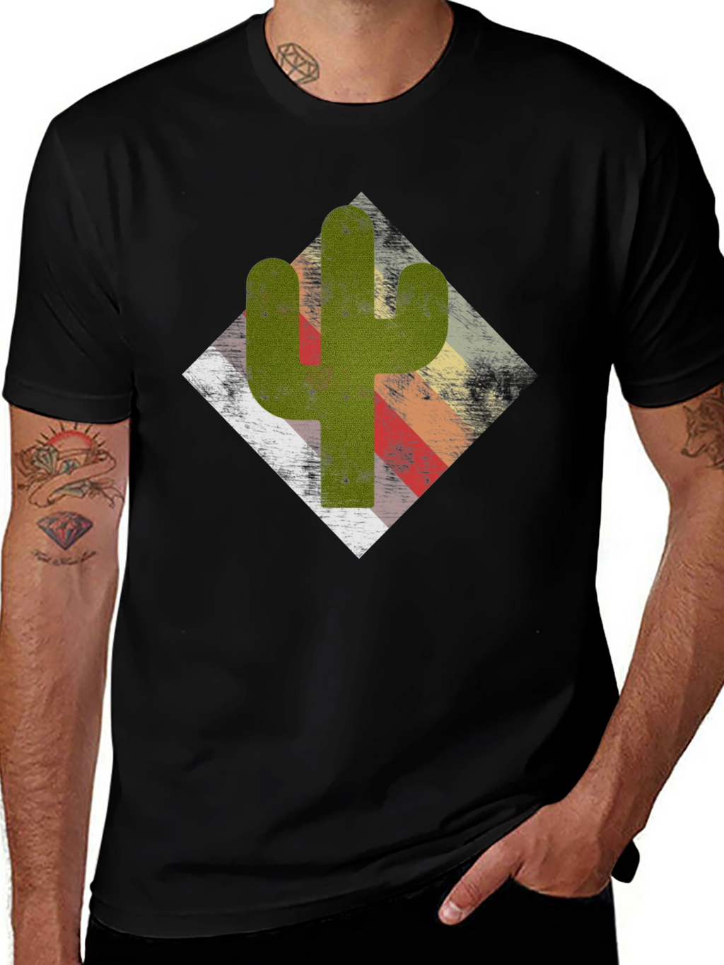 Retro Cactus Graphic Tee