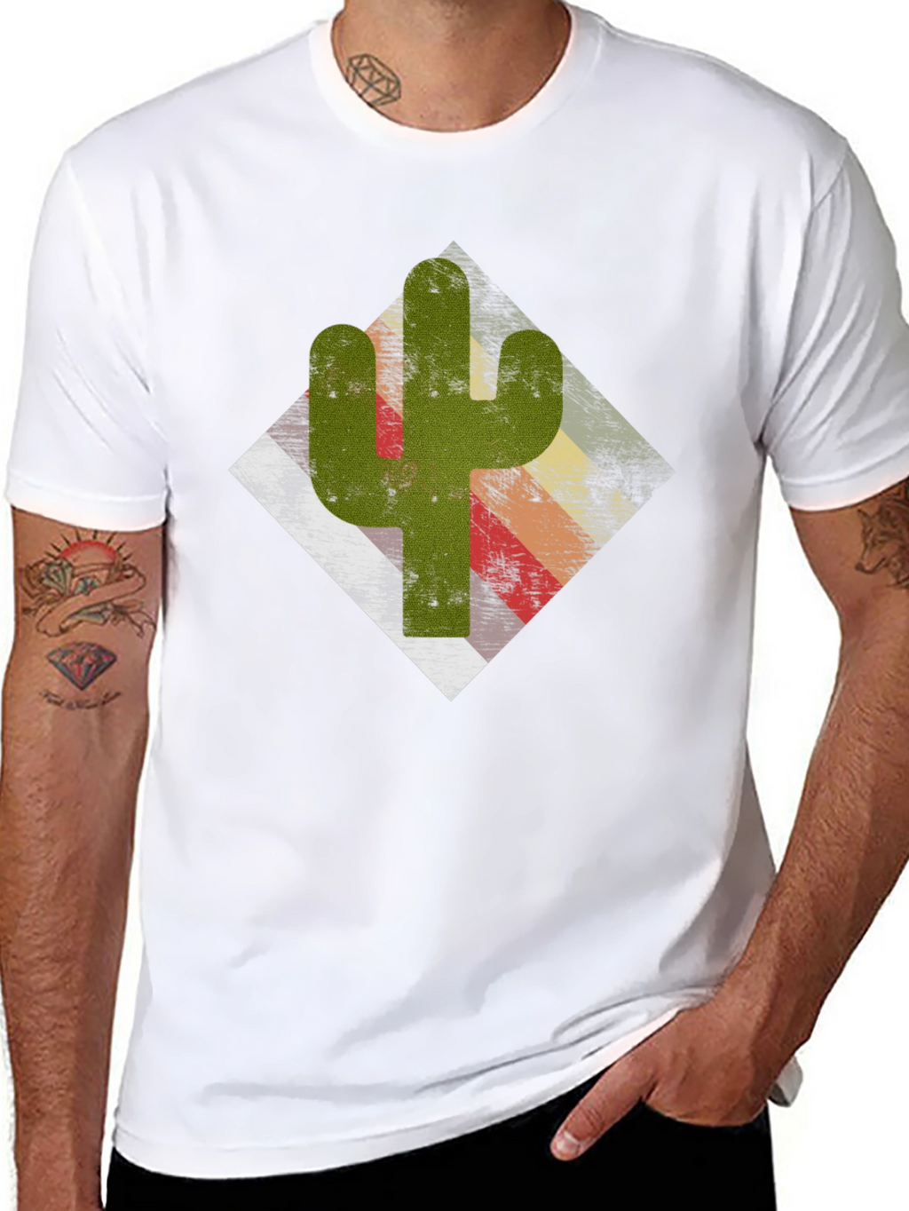 Retro Cactus Graphic Tee