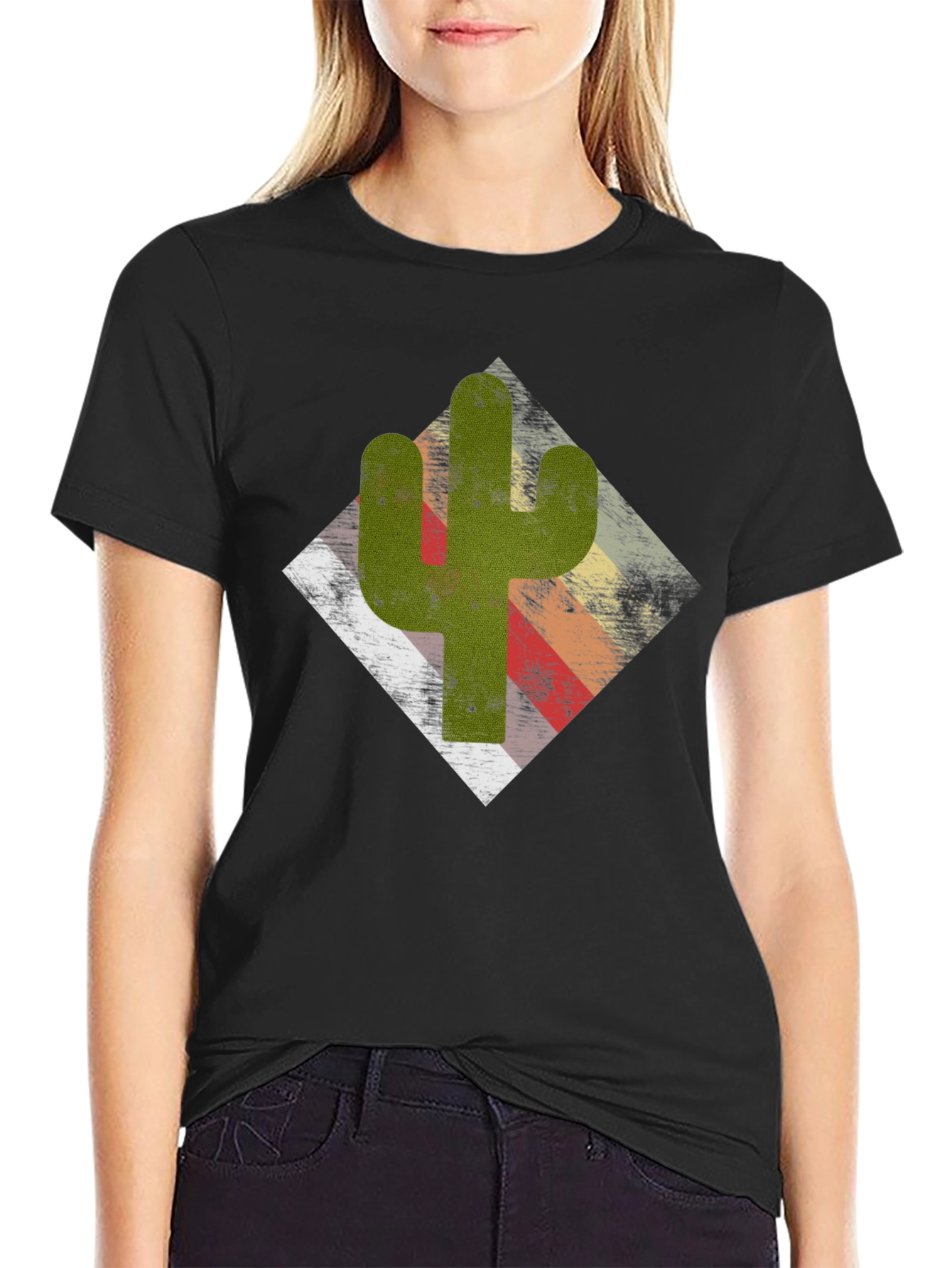 Retro Cactus Graphic Tee