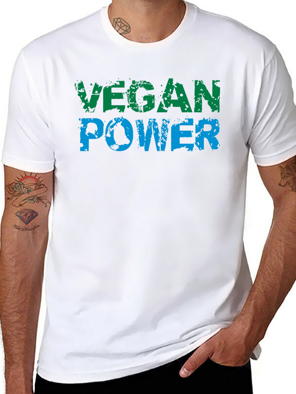 Vegan Power T-Shirt - Black
