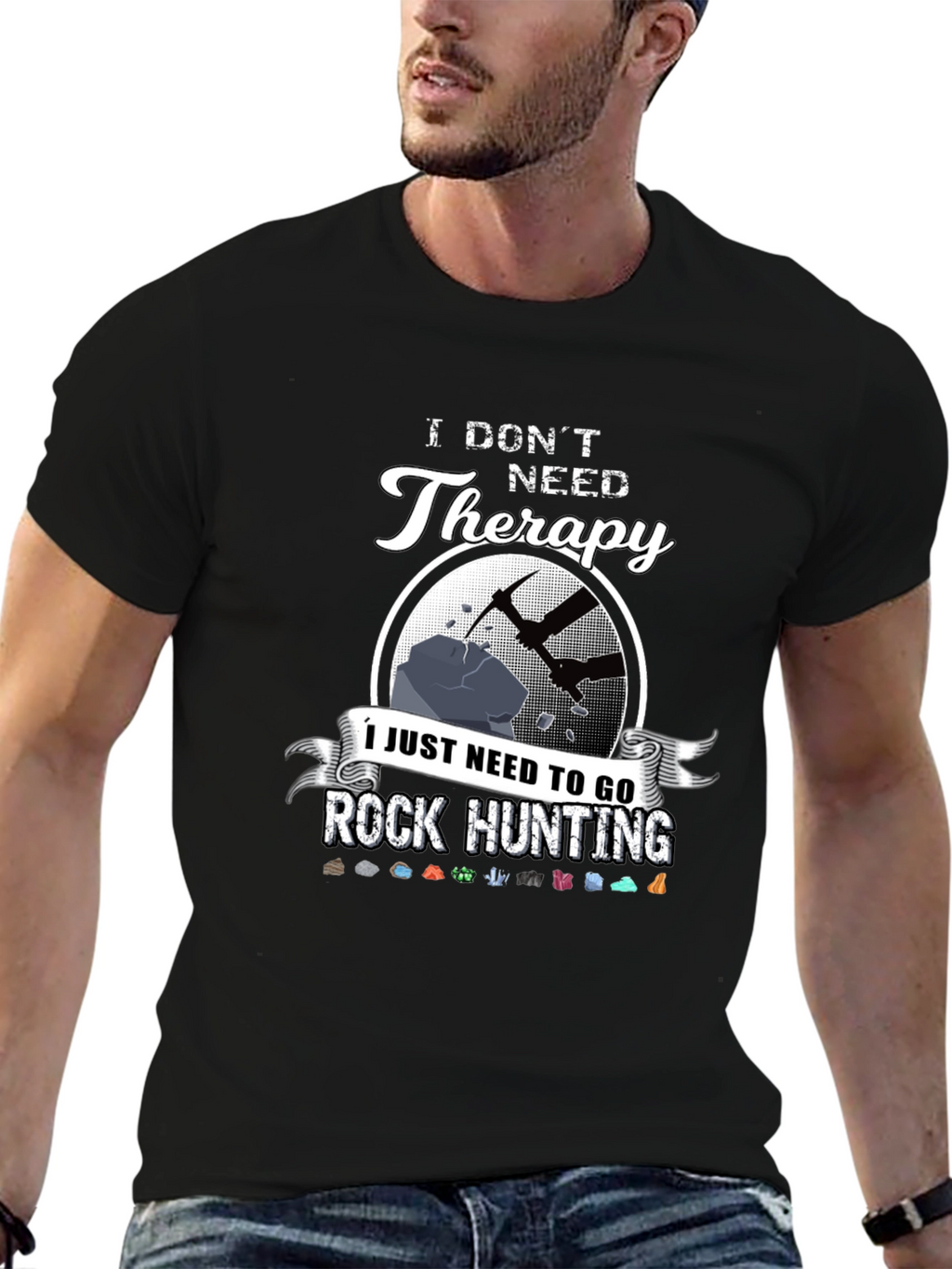 Rock Hunting Therapy T-Shirt
