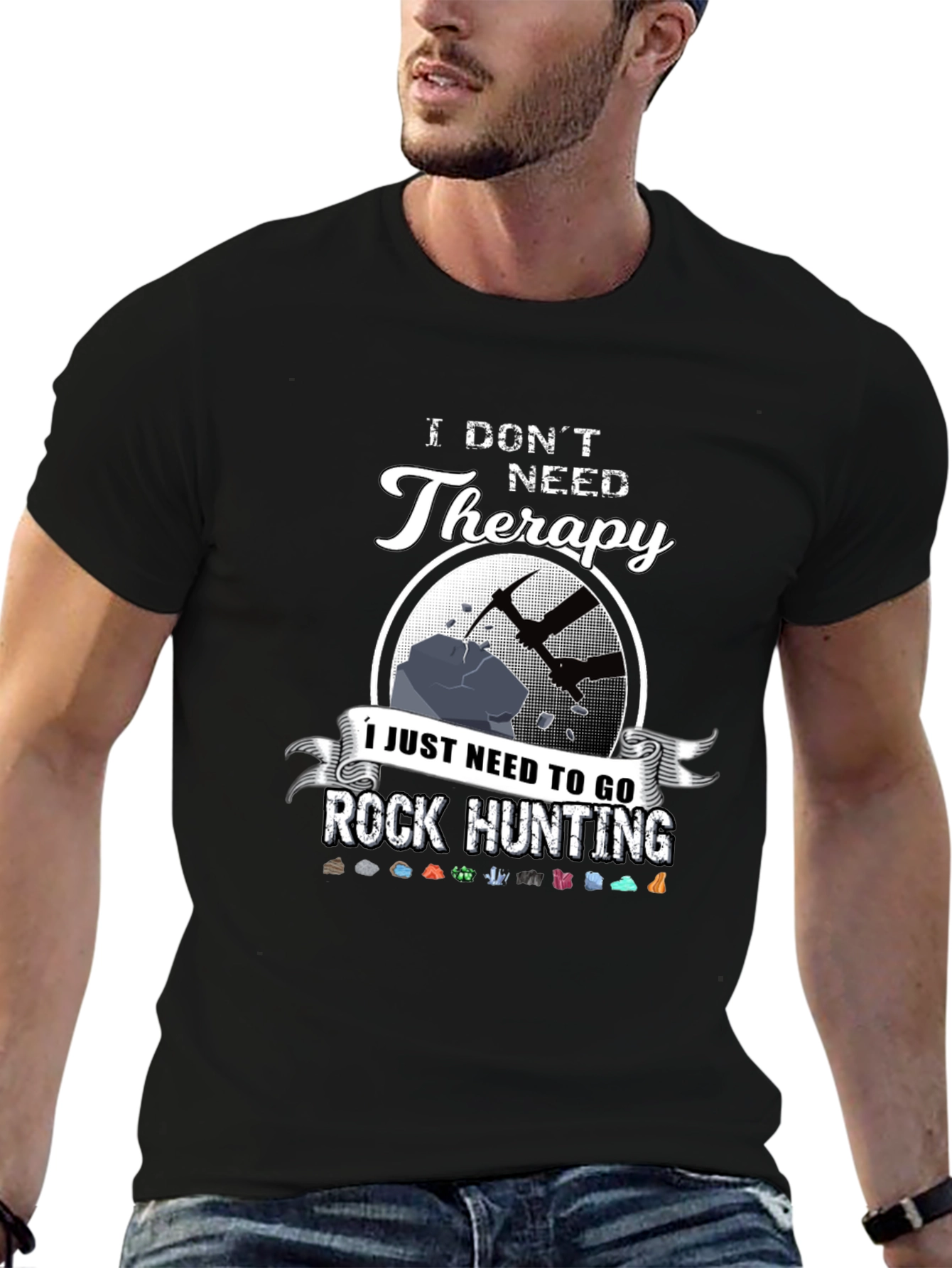 Rock Hunting Therapy T-Shirt