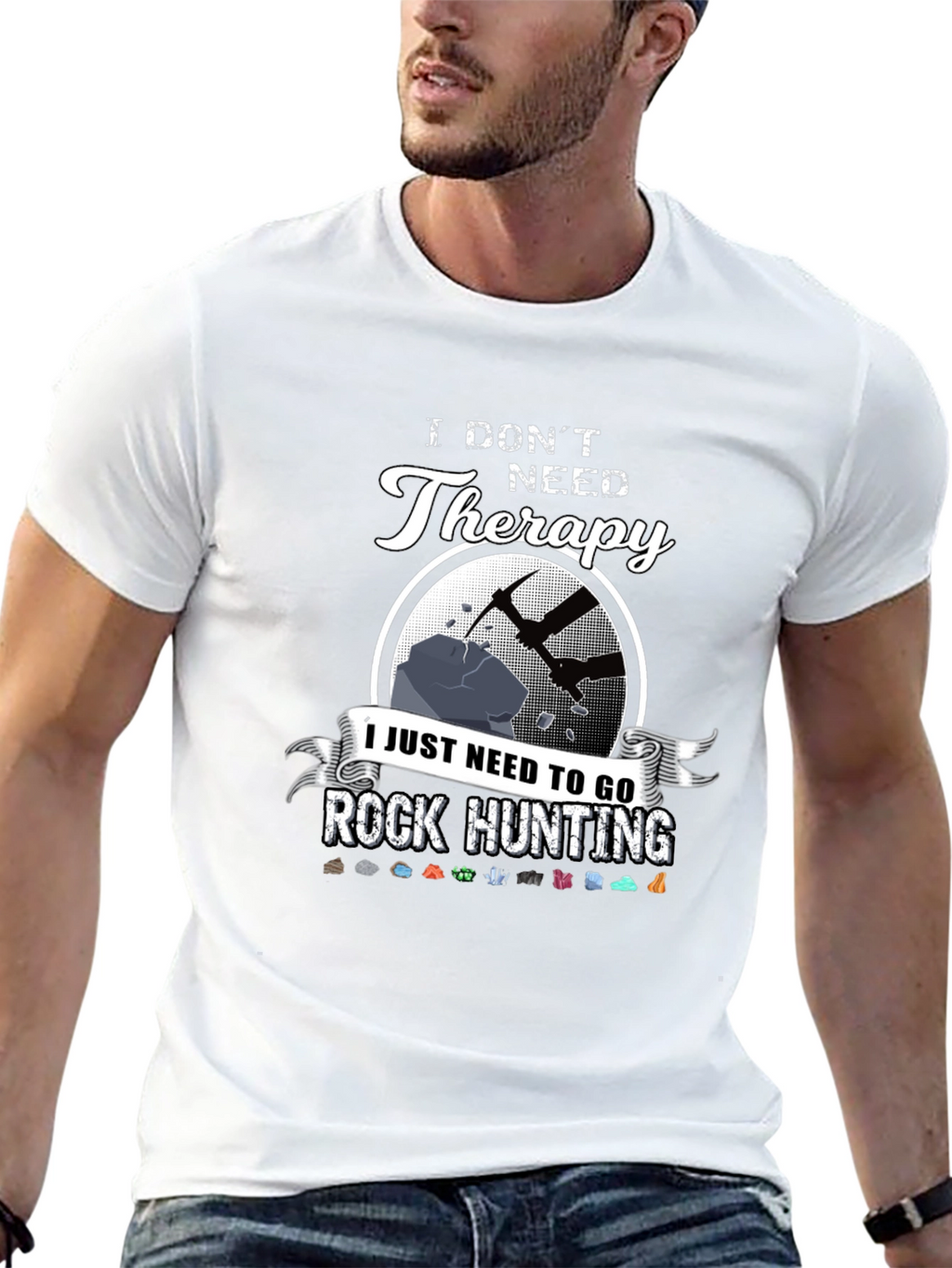 Rock Hunting Therapy T-Shirt