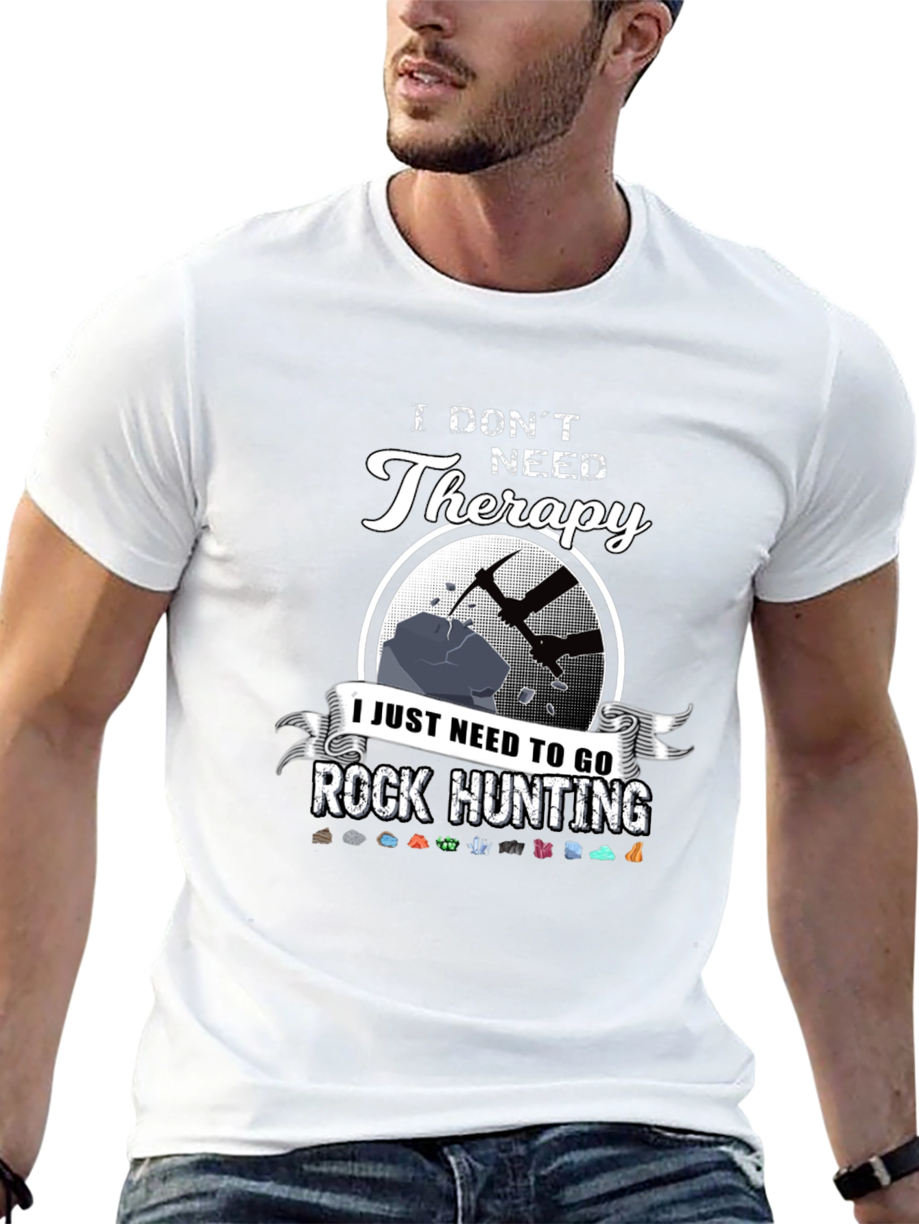 Rock Hunting Therapy T-Shirt