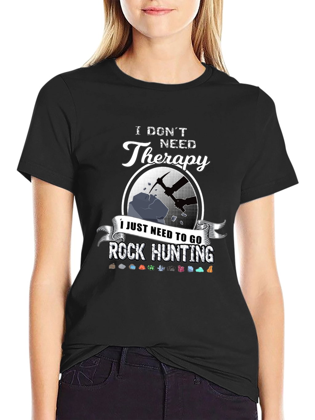 Rock Hunting Therapy T-Shirt