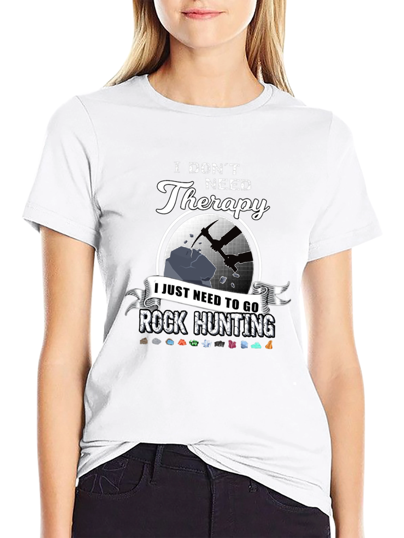 Rock Hunting Therapy T-Shirt