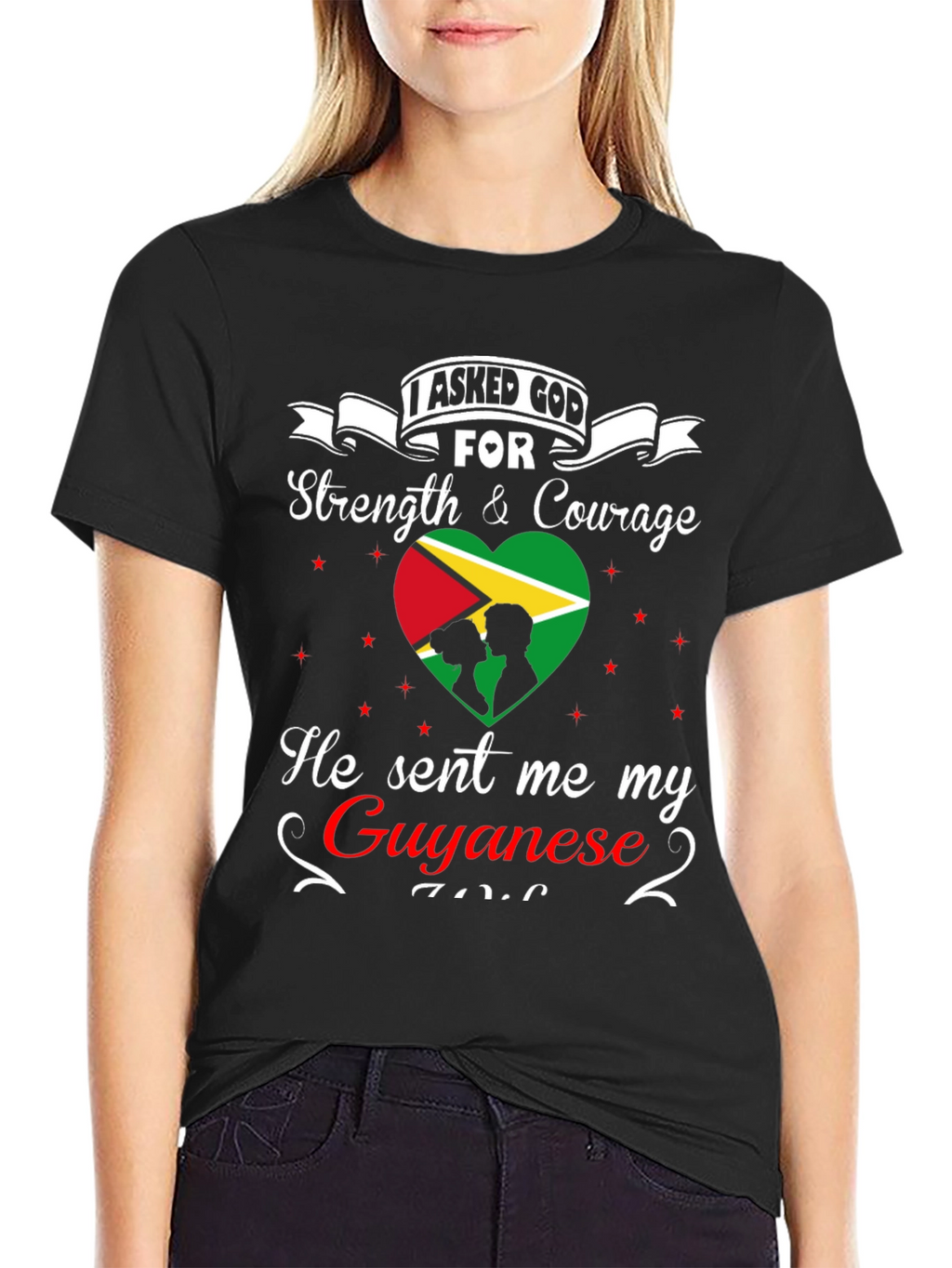 Guyanese Pride T-Shirt - I Asked God
