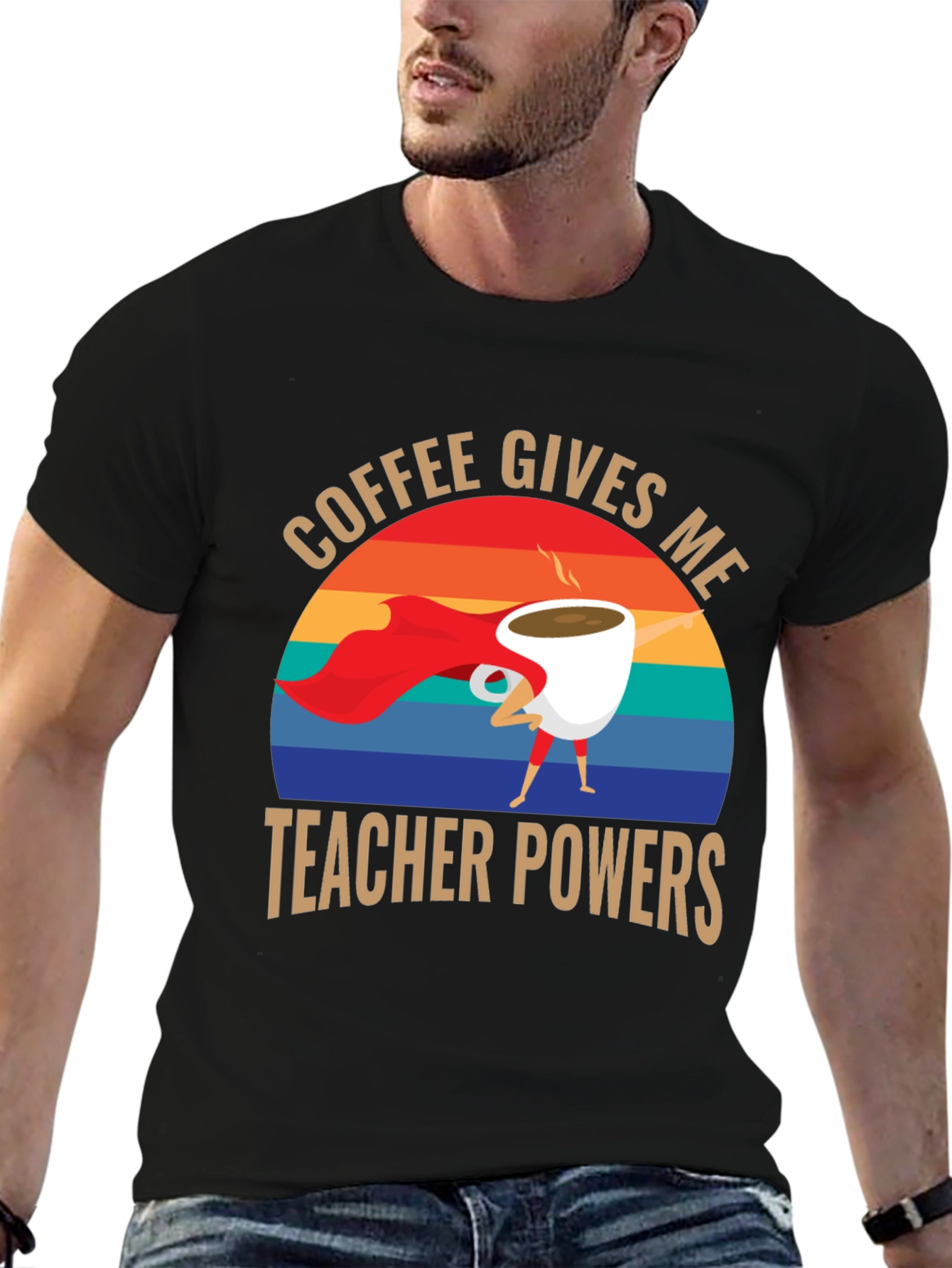 Coffee Gives Me Teacher Powers T-Shirt