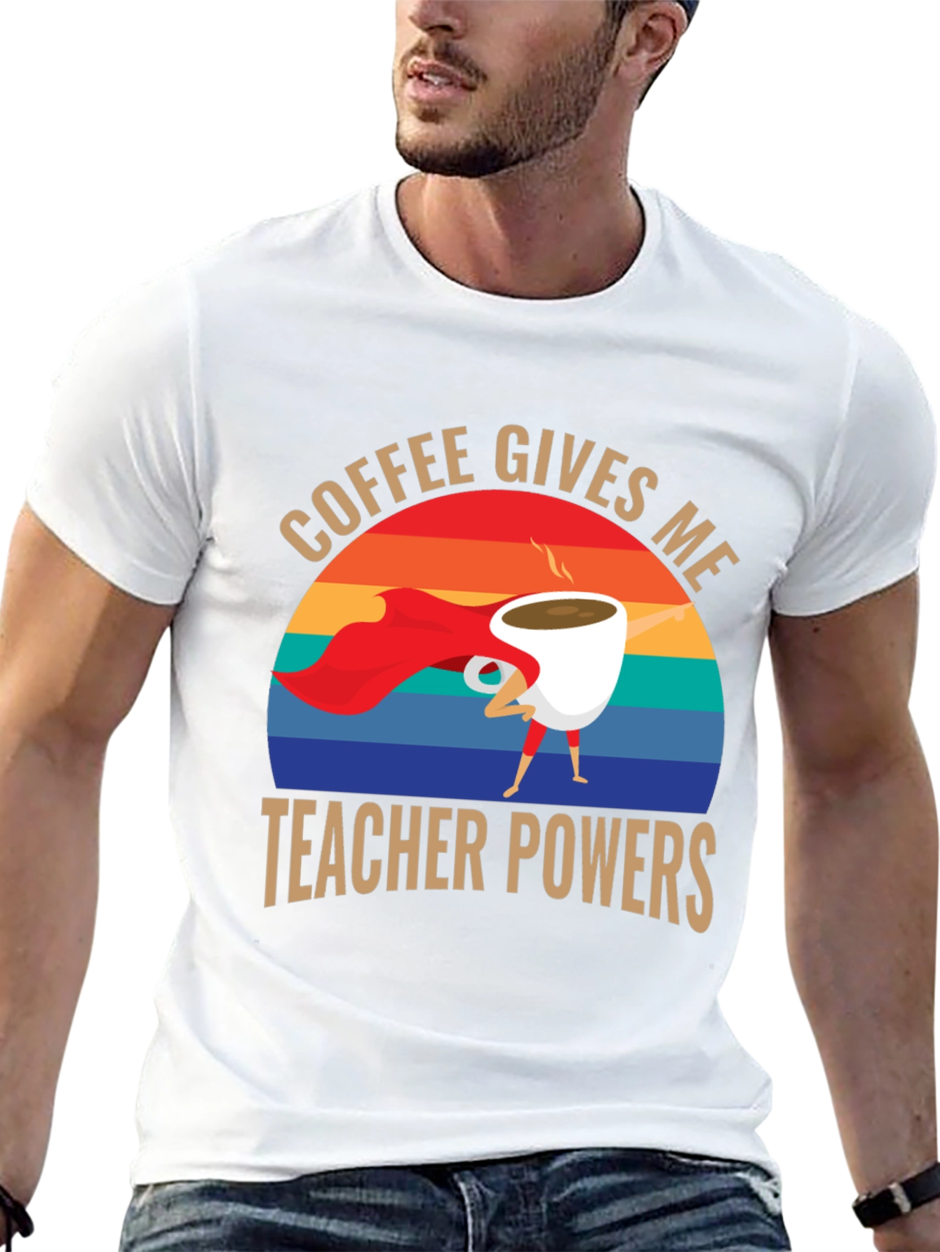 Coffee Gives Me Teacher Powers T-Shirt