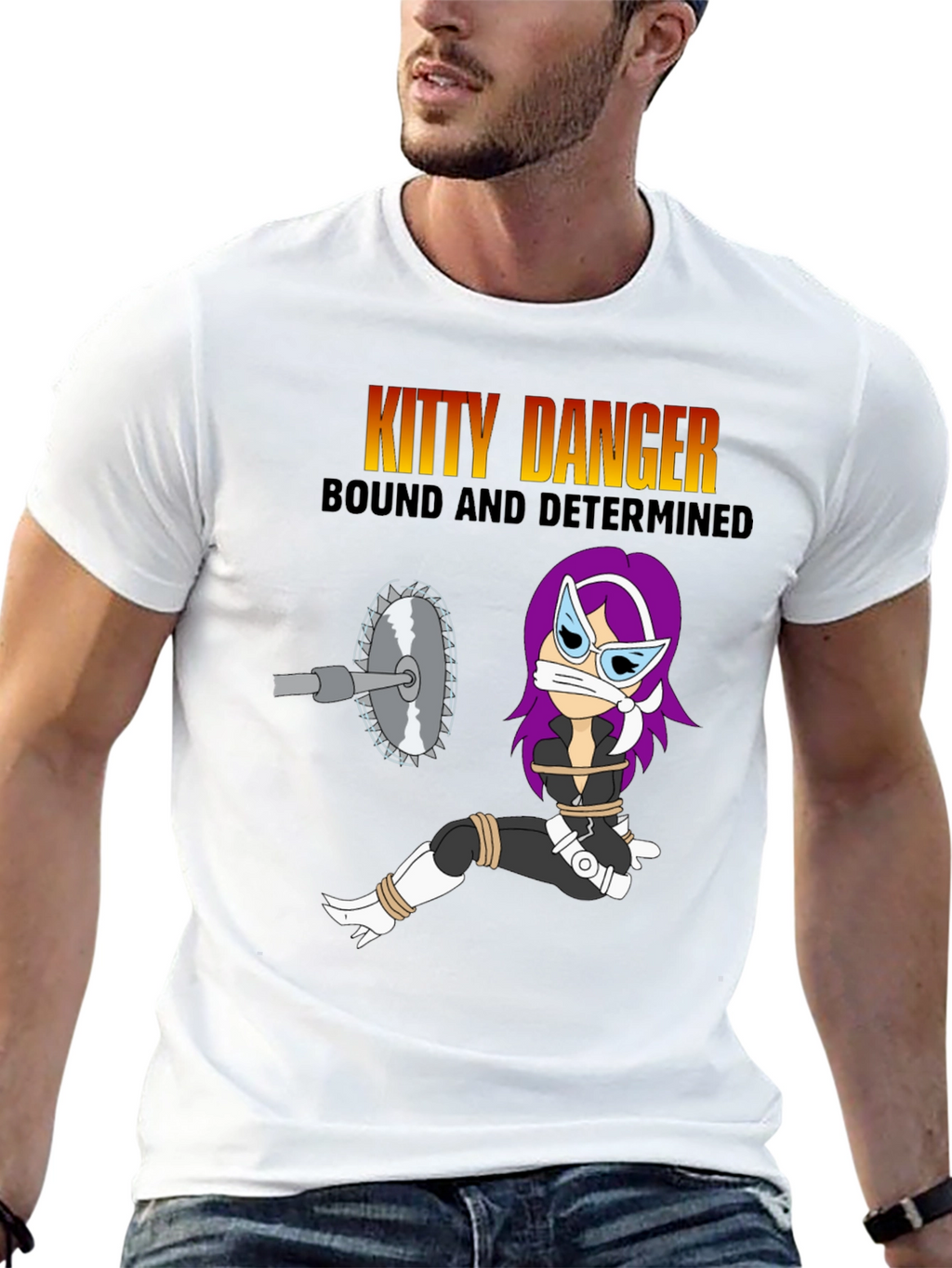 Kitty Danger Graphic T-Shirt