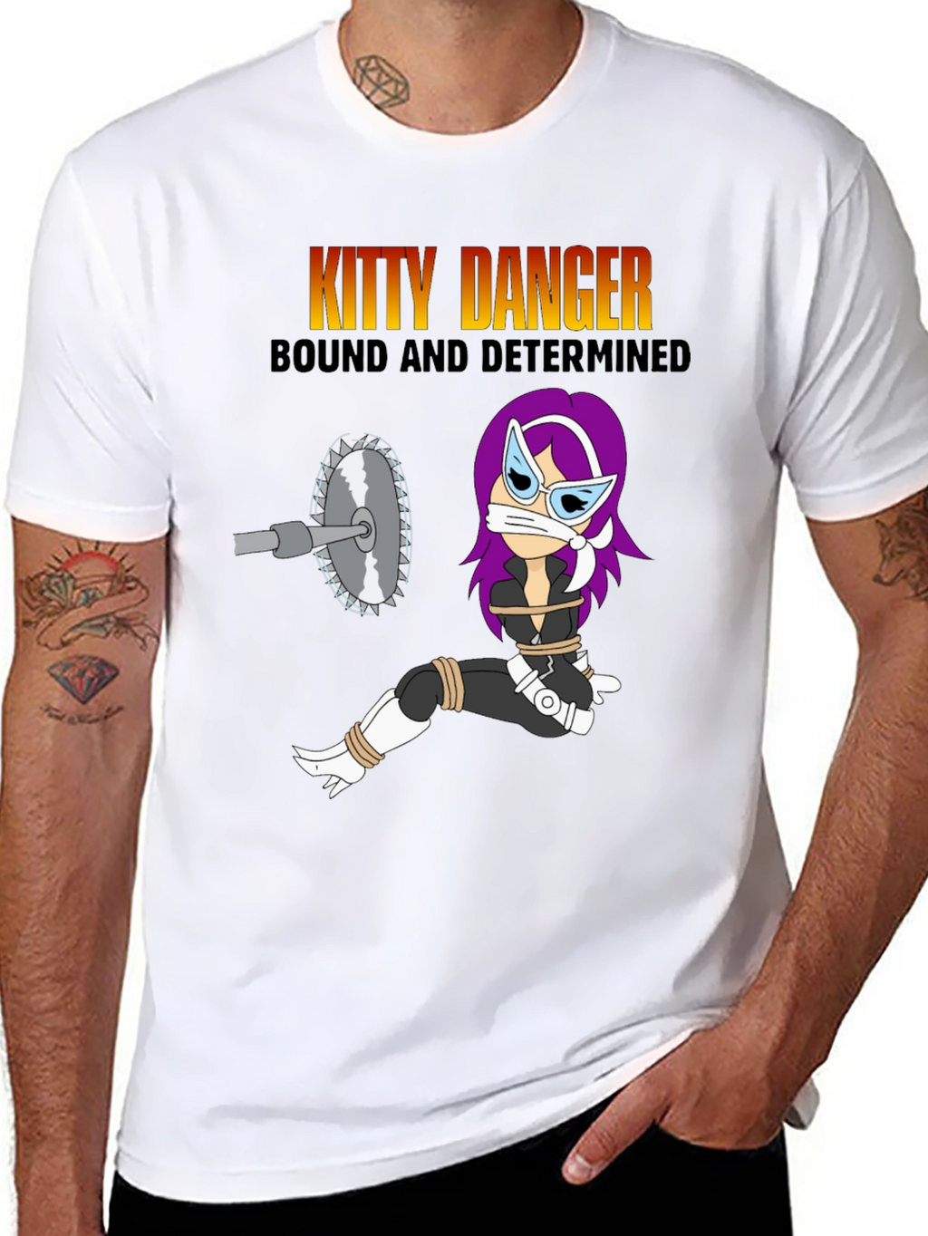 Kitty Danger Graphic T-Shirt