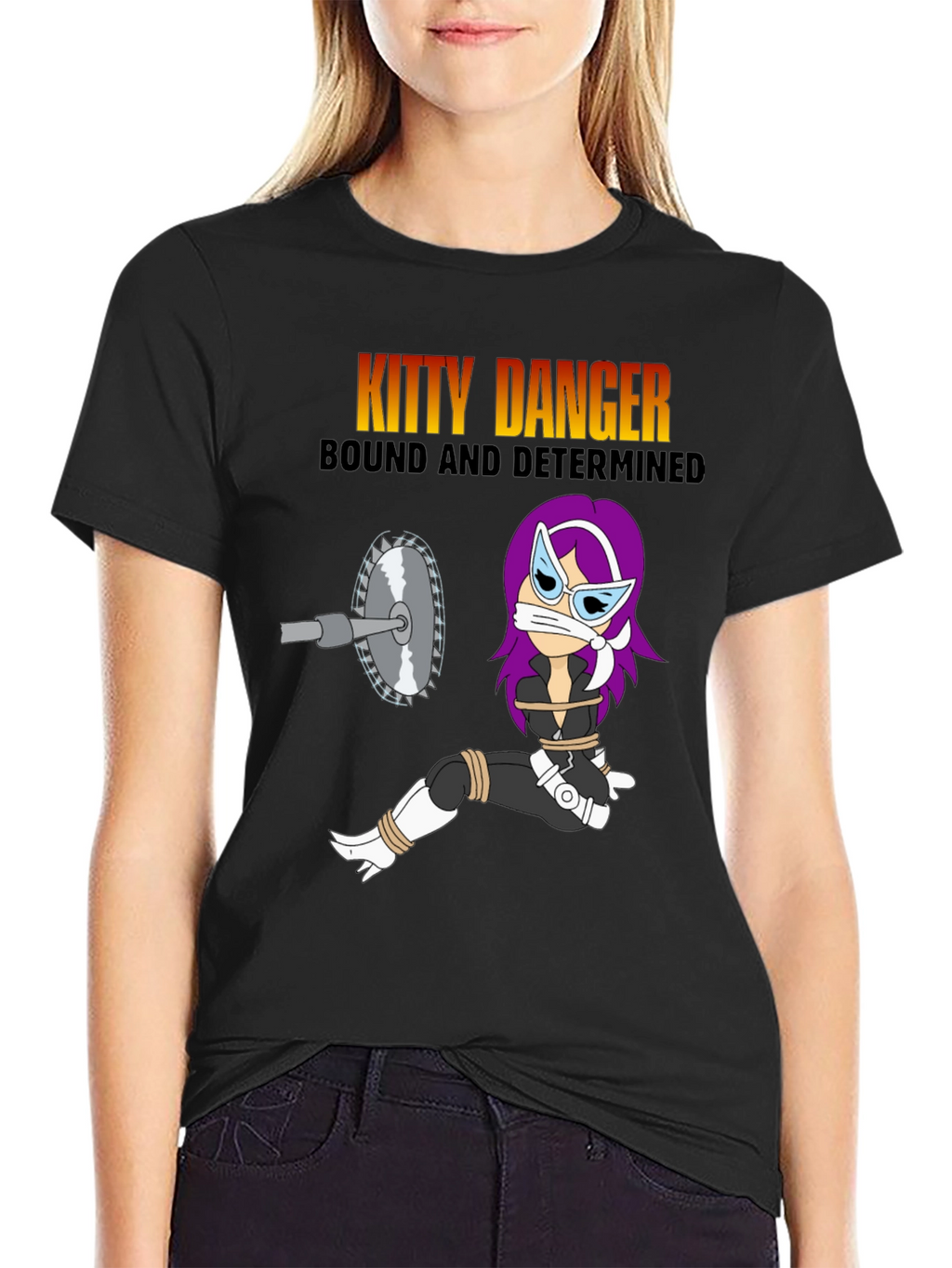 Kitty Danger Graphic T-Shirt
