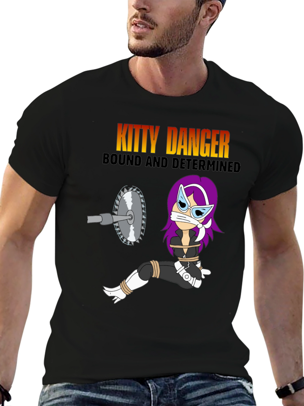 Kitty Danger Graphic T-Shirt