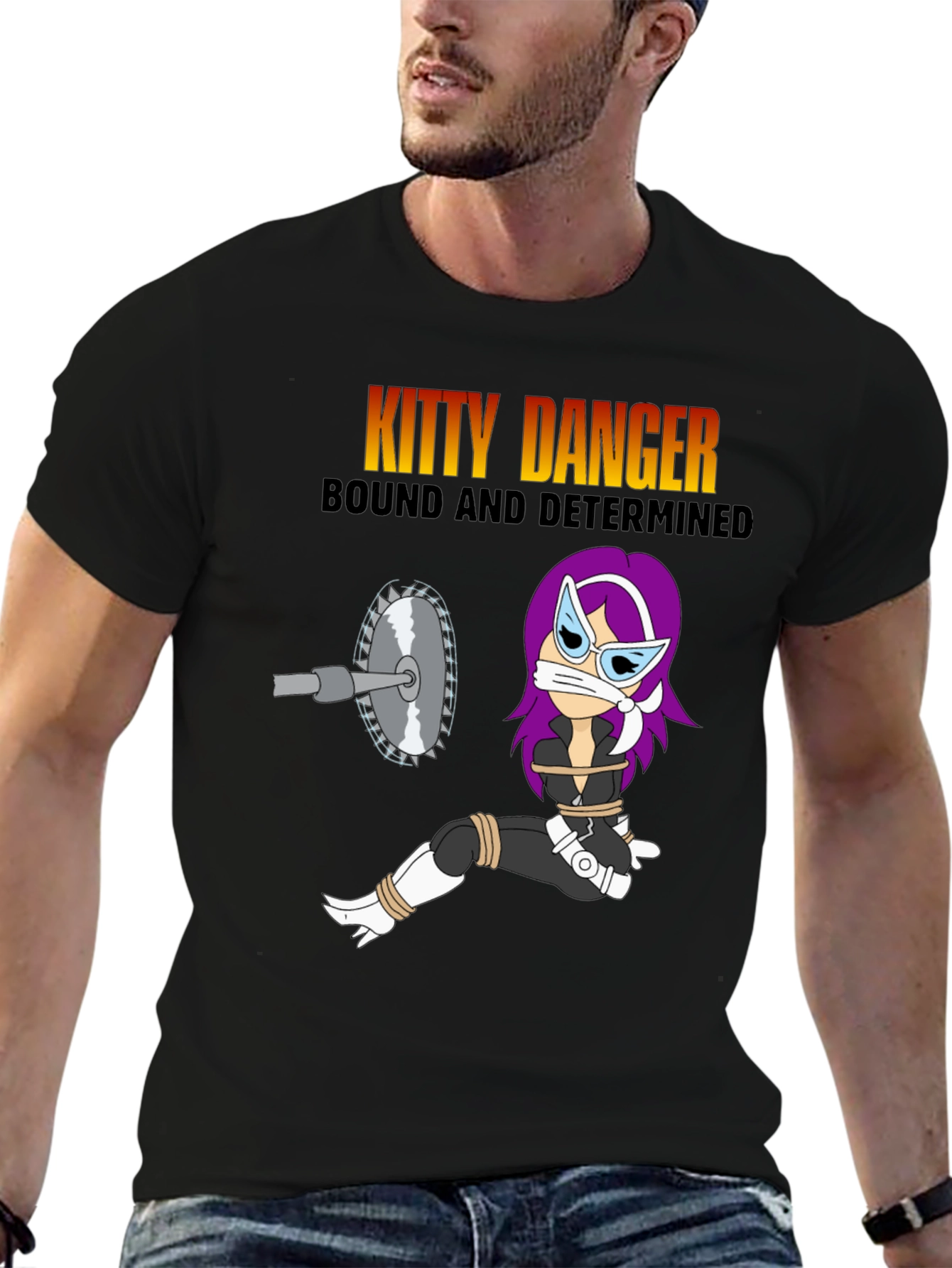 Kitty Danger Graphic T-Shirt