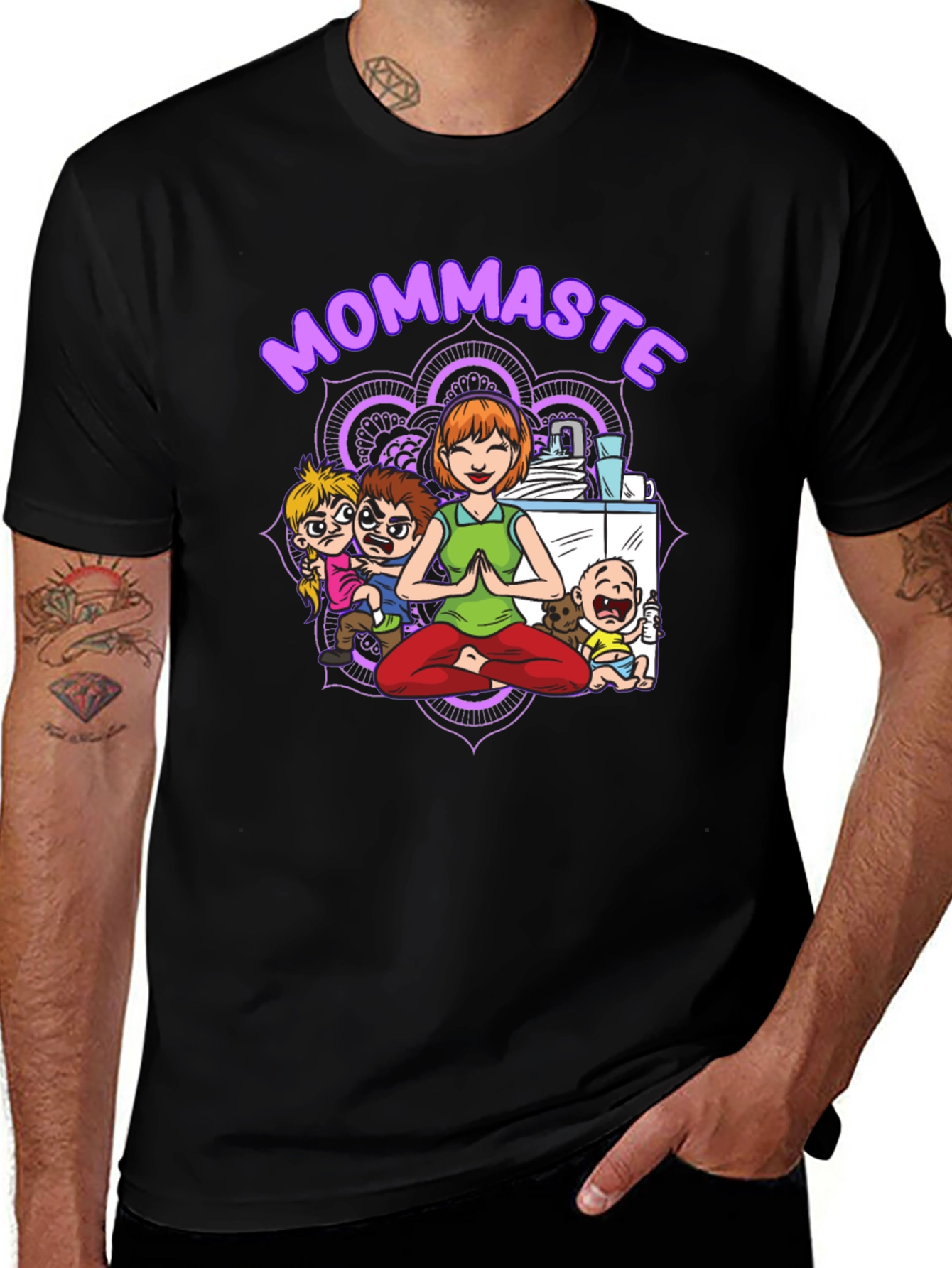 Mommaste Funny Yoga T-Shirt
